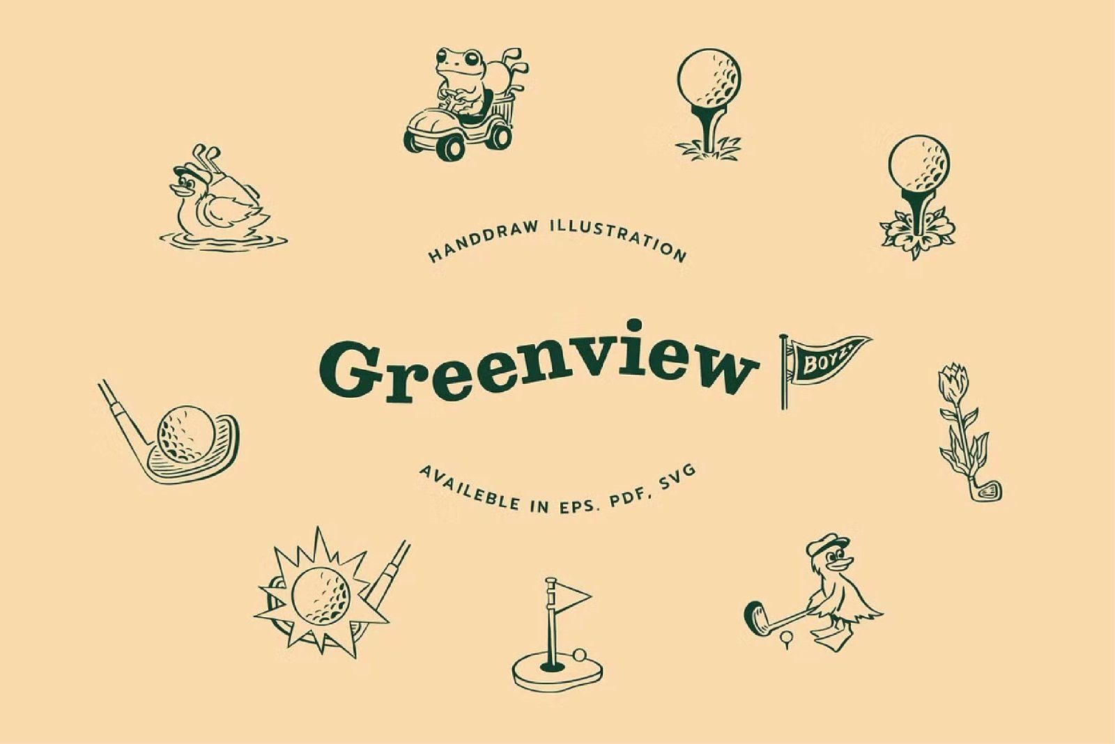 Golf Vintage Logo — image 2