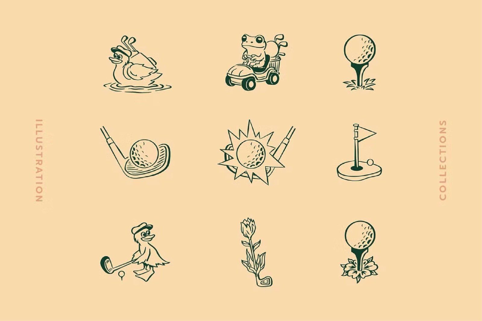 Golf Vintage Logo — image 3