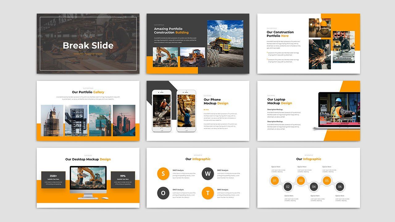 Cortenza - Construction Presentation Template