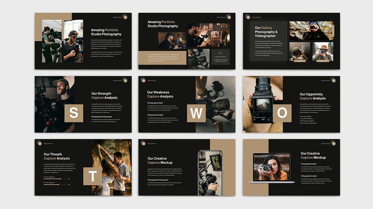 Capture - Photography PowerPoint Template