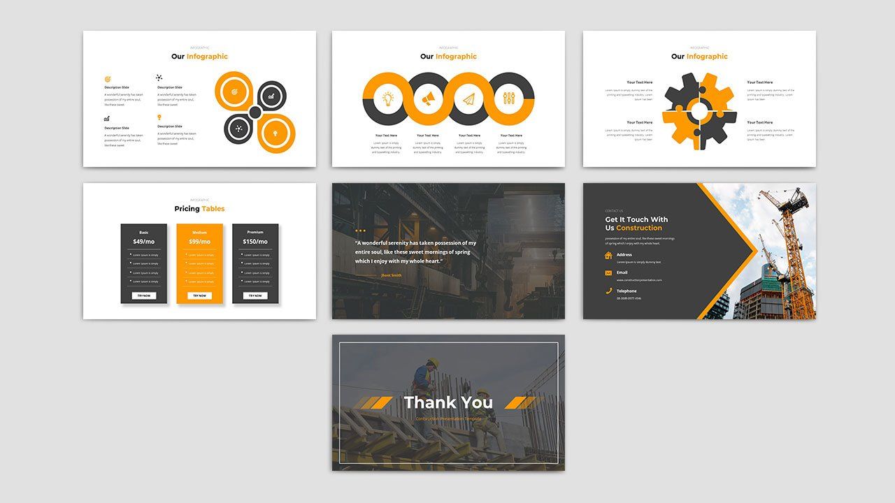 Cortenza - Construction Presentation Template
