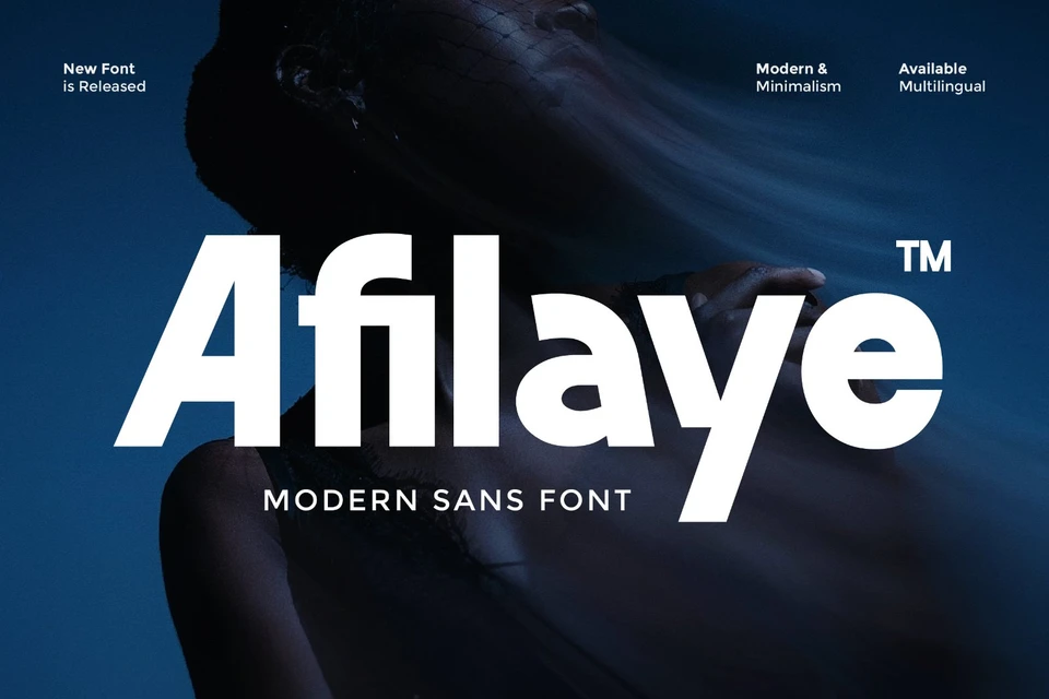 Afilaye - Modern Sans Serif Font