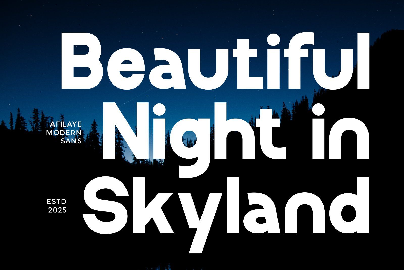 Afilaye - Modern Sans Serif Font — image 2