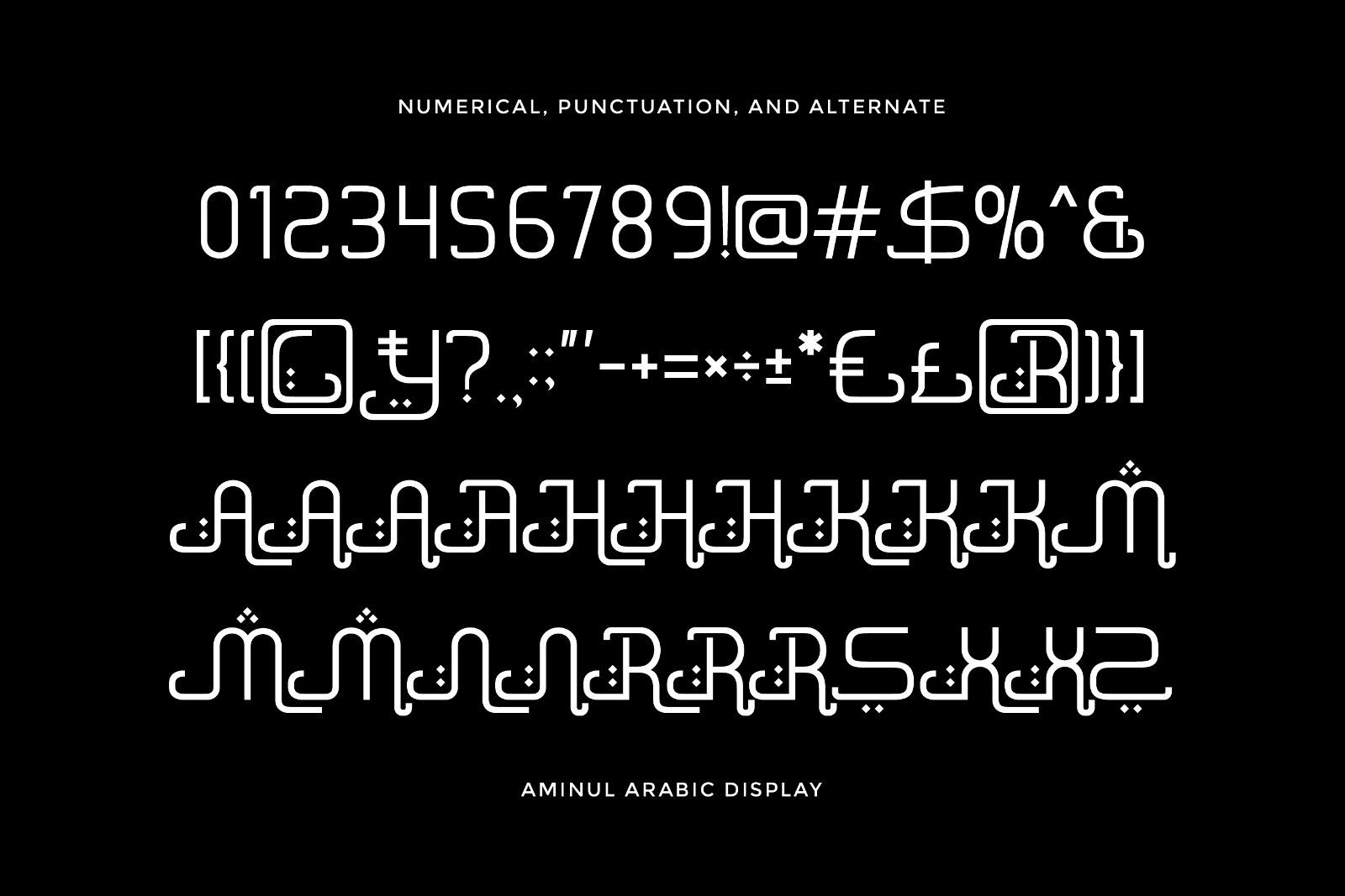 Aminul - Arabic Display Font — image 9