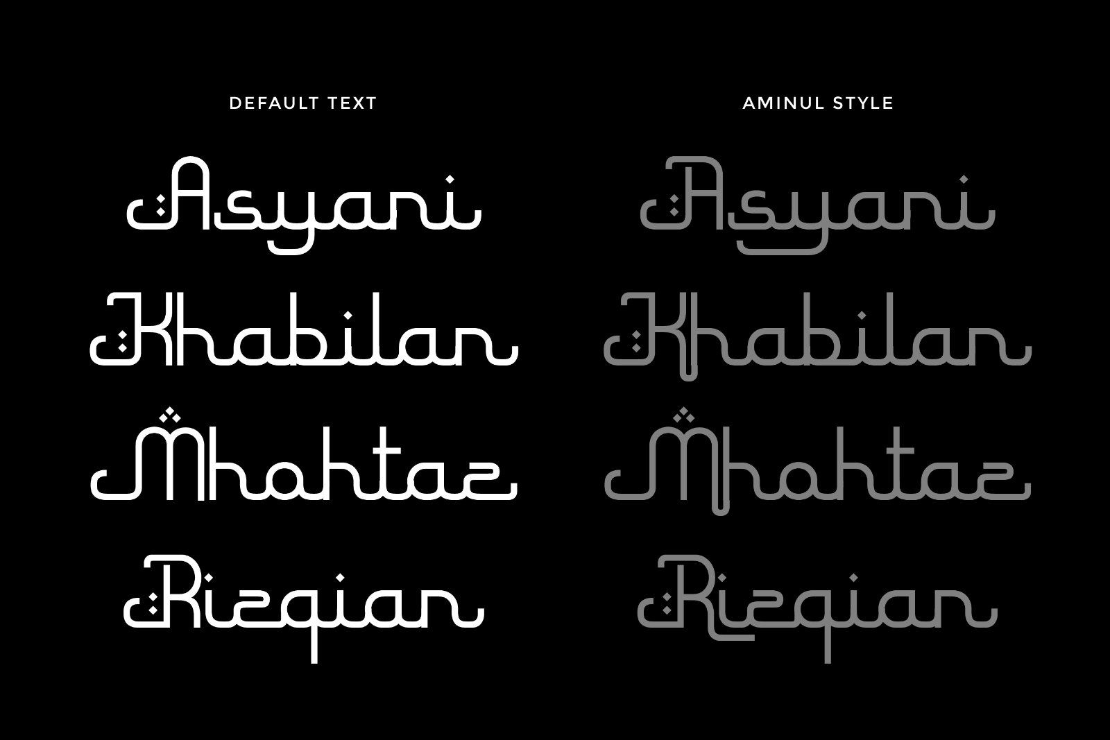 Aminul - Arabic Display Font — image 5