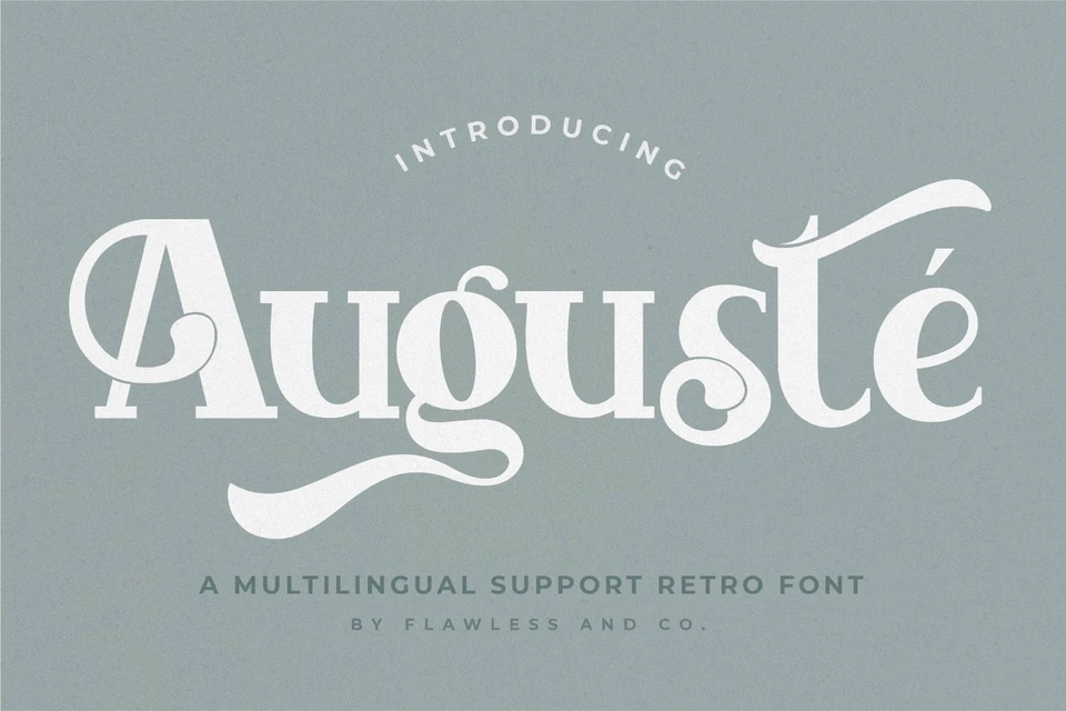 Auguste - Retro Serif Font