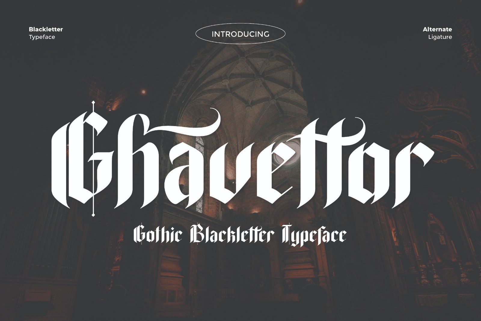 Ghavettor - Blackletter Font — image 1