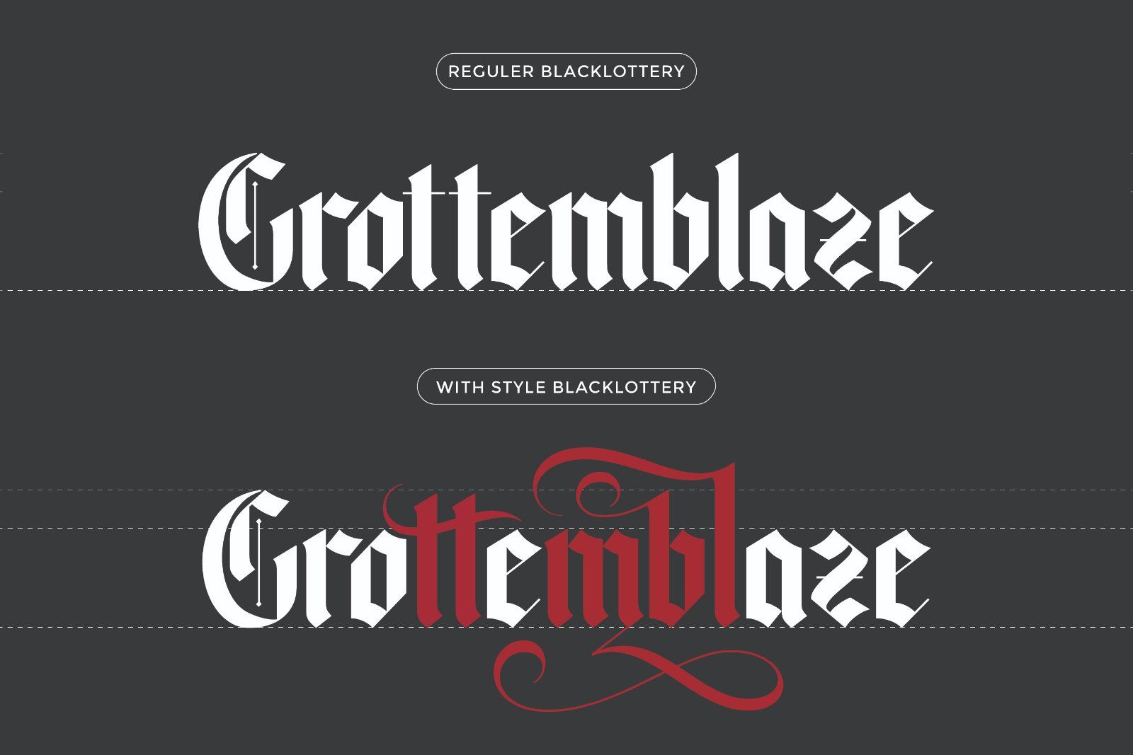 Blacklottery - Blackletter Font — image 5