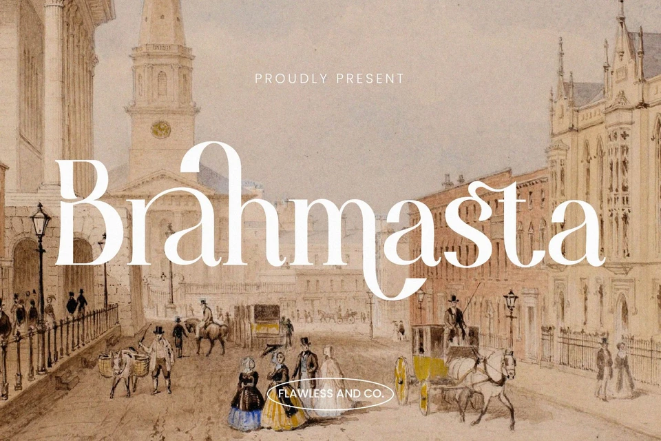 Brahmasta - Elegant Serif Font