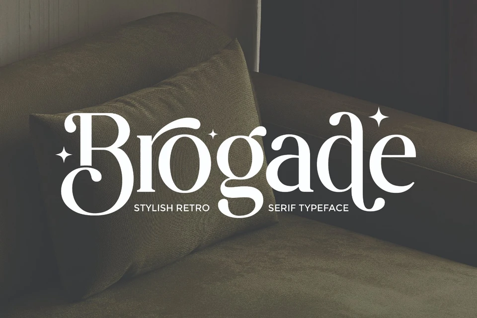 Brogade - Stylish Retro Serif Font