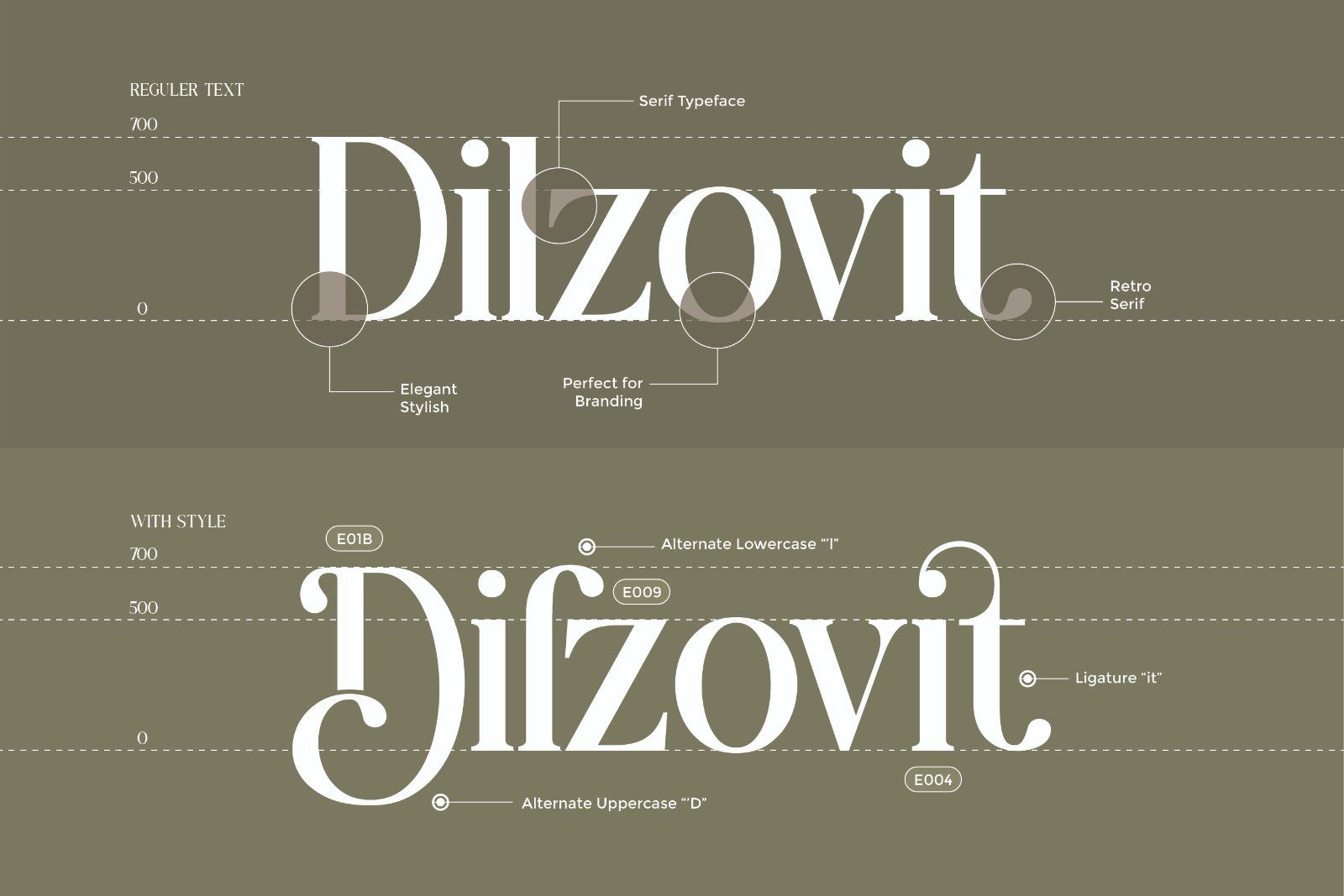 Brogade - Stylish Retro Serif Font — image 5