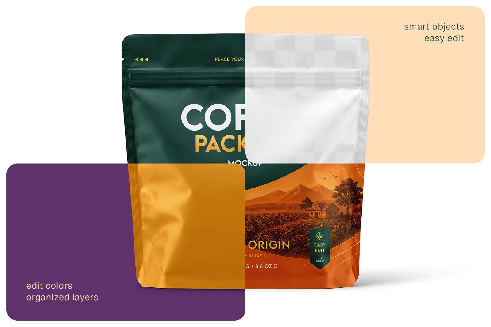 Coffee Package Mockup Set