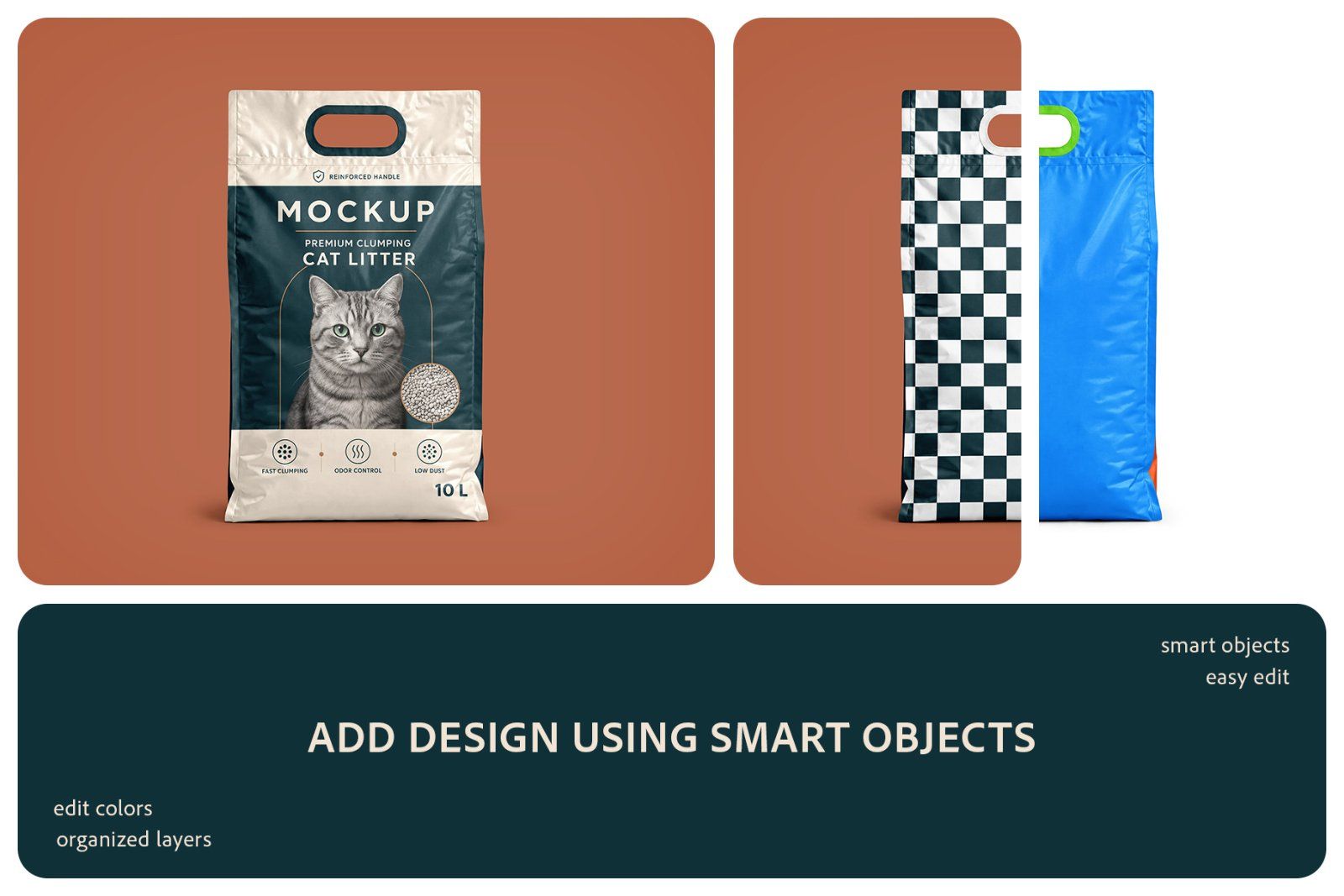 Cat Litter Packaging Mockup Set — image 2