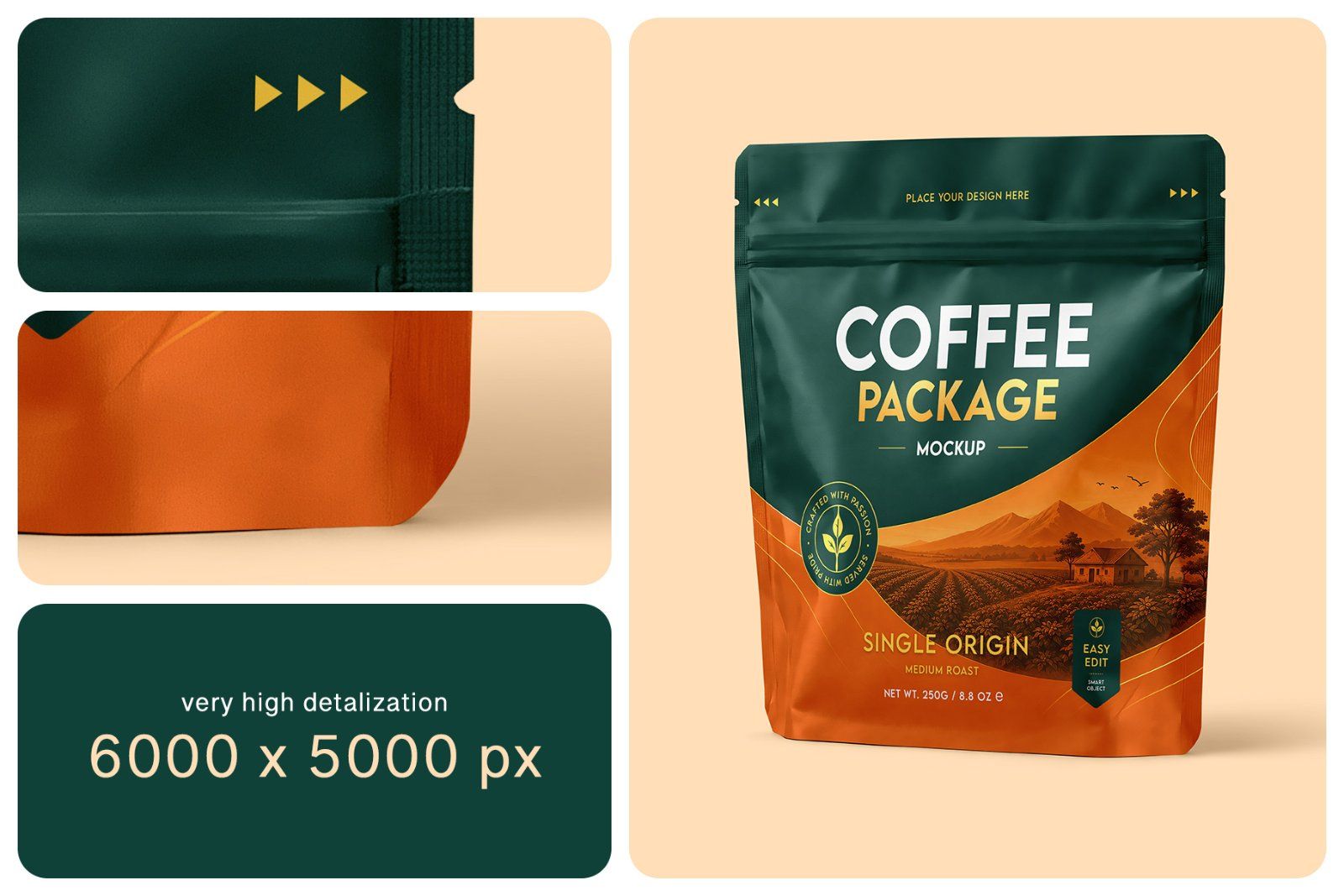 Coffee Package Mockup Set