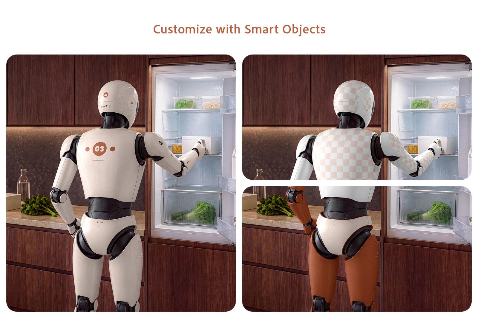 AI Humanoid Robot Branding Mockup Set — image 3