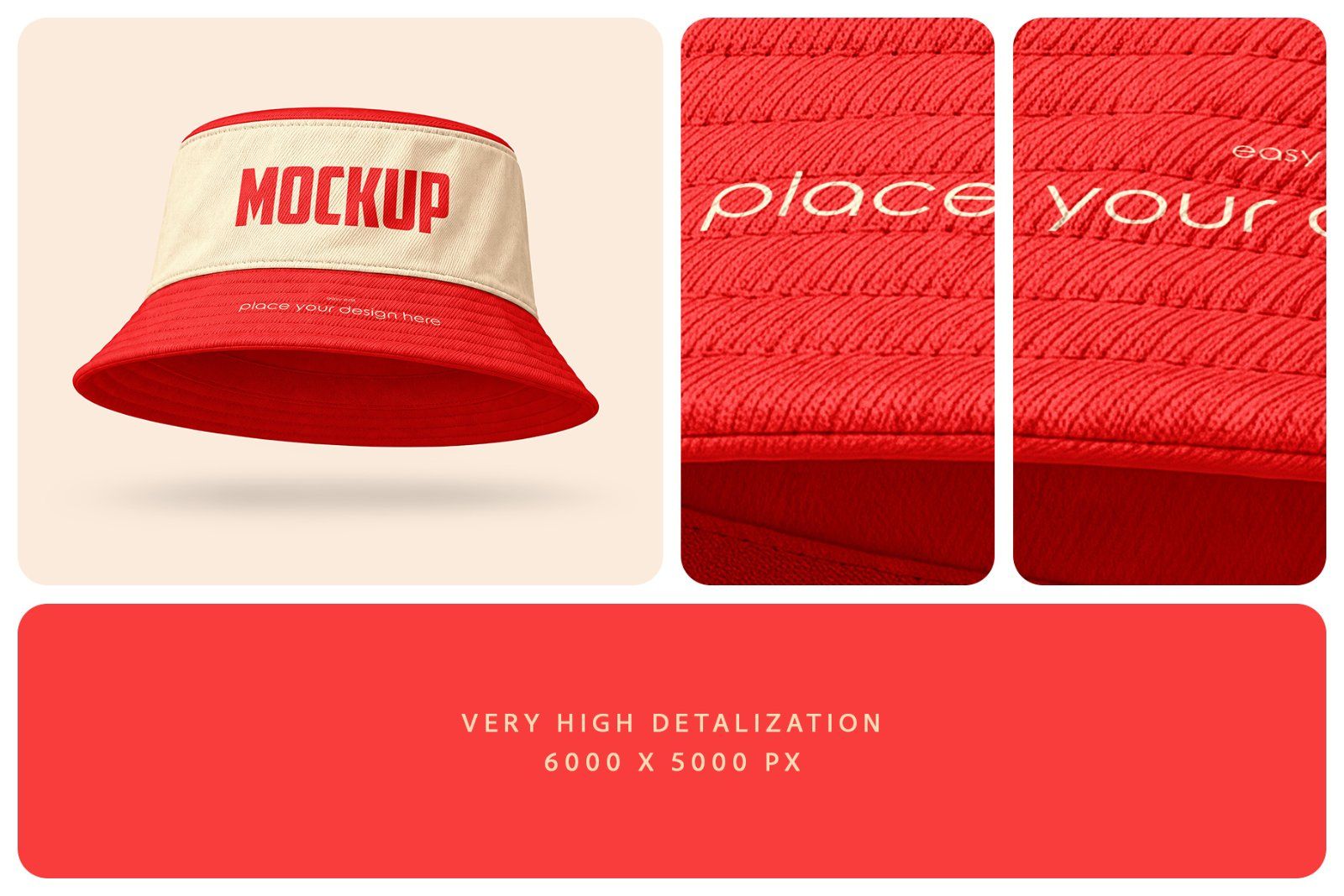 Bucket Hat Mockup Set — image 3