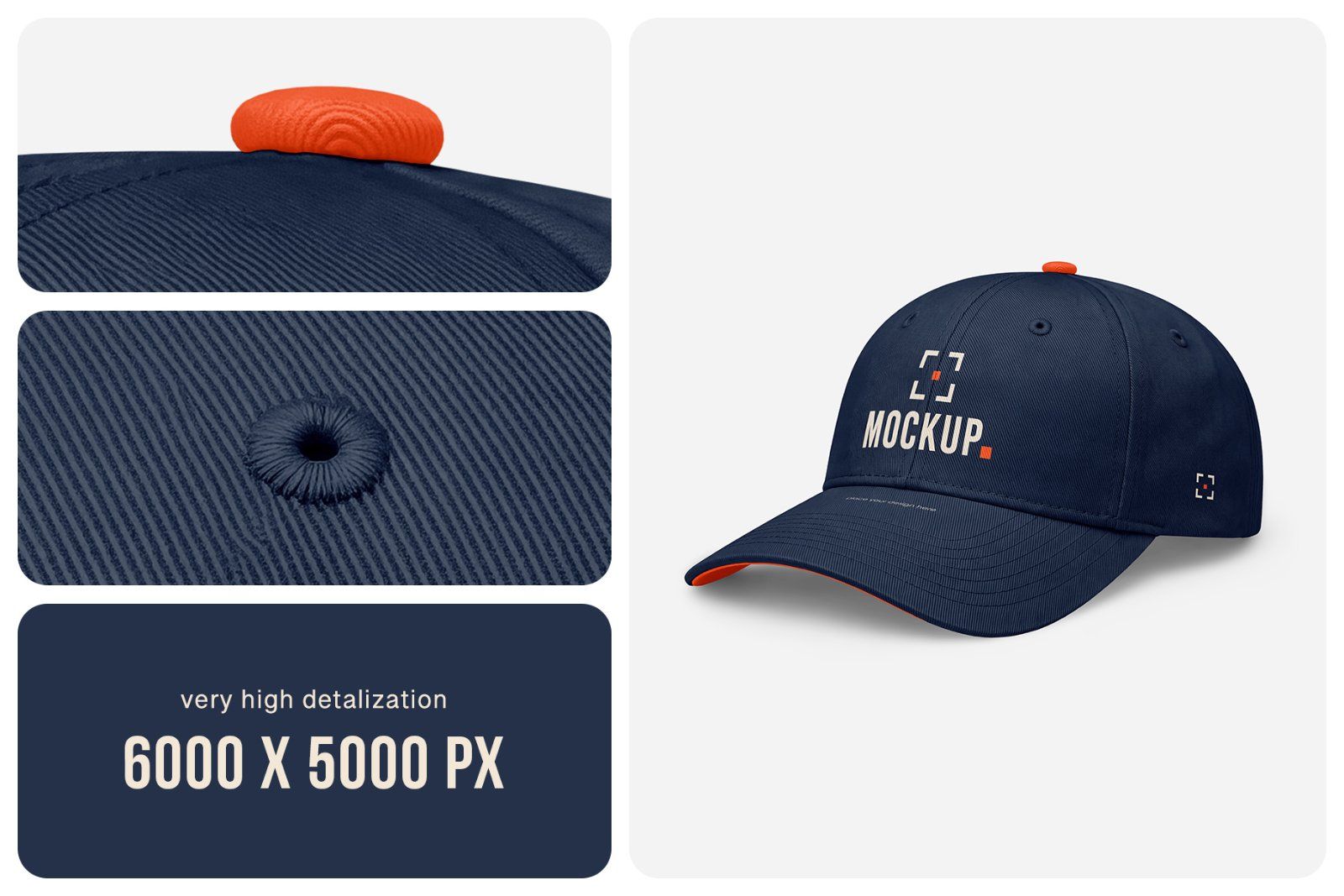 Baseball Cap Mockup Set