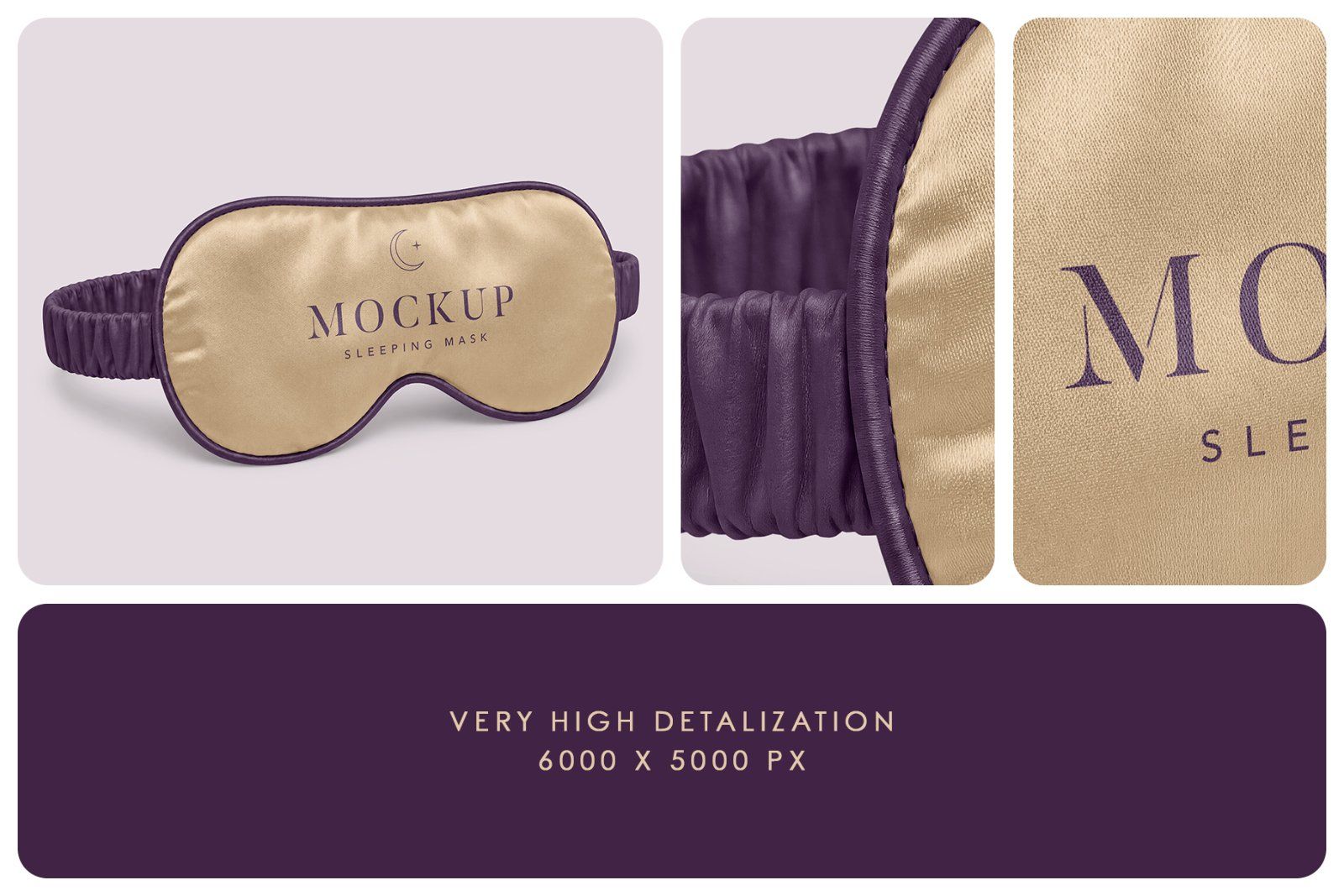 Sleeping Mask Mockup Set