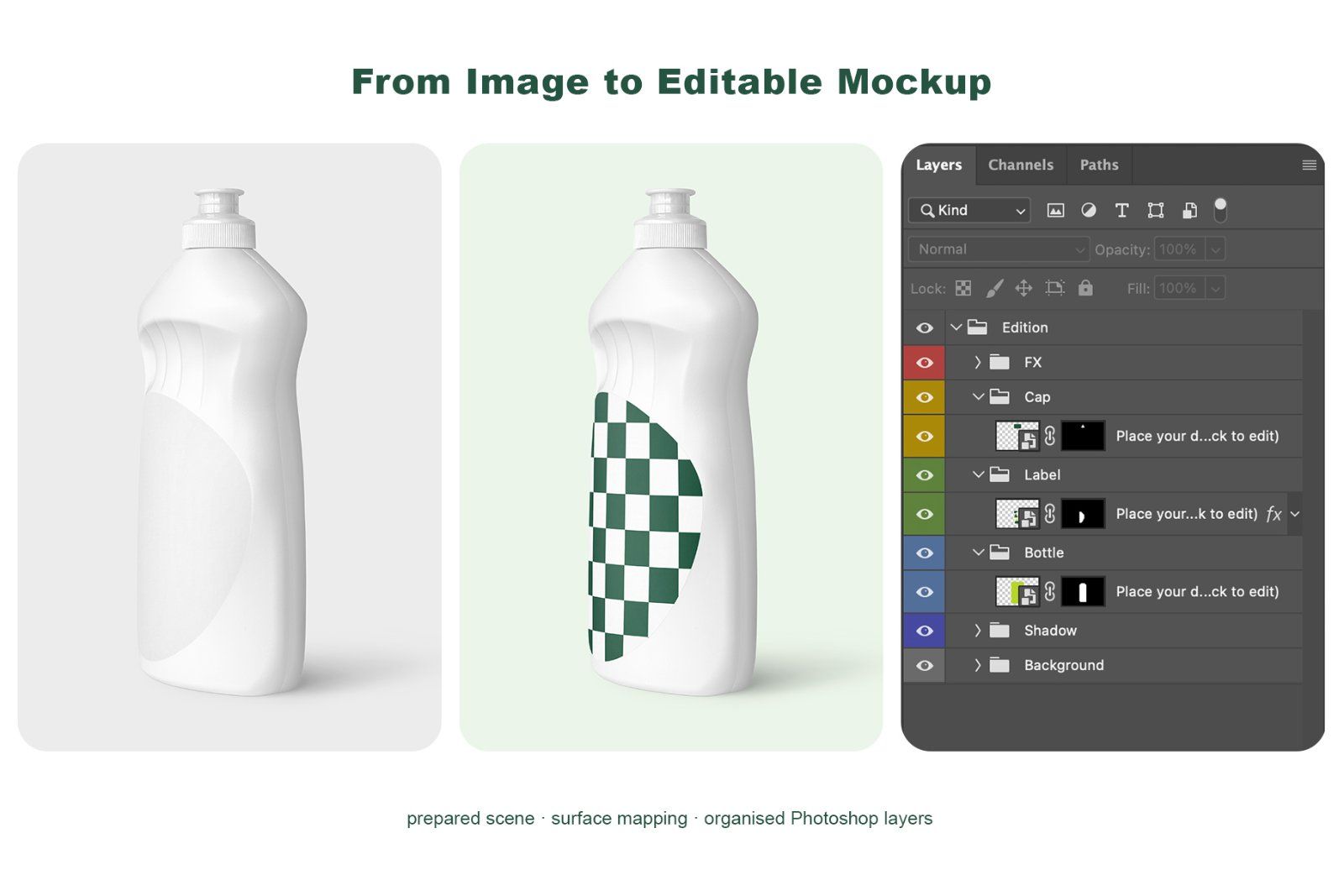 Dishwashing Liquid Bottle Mockup Set — image 3