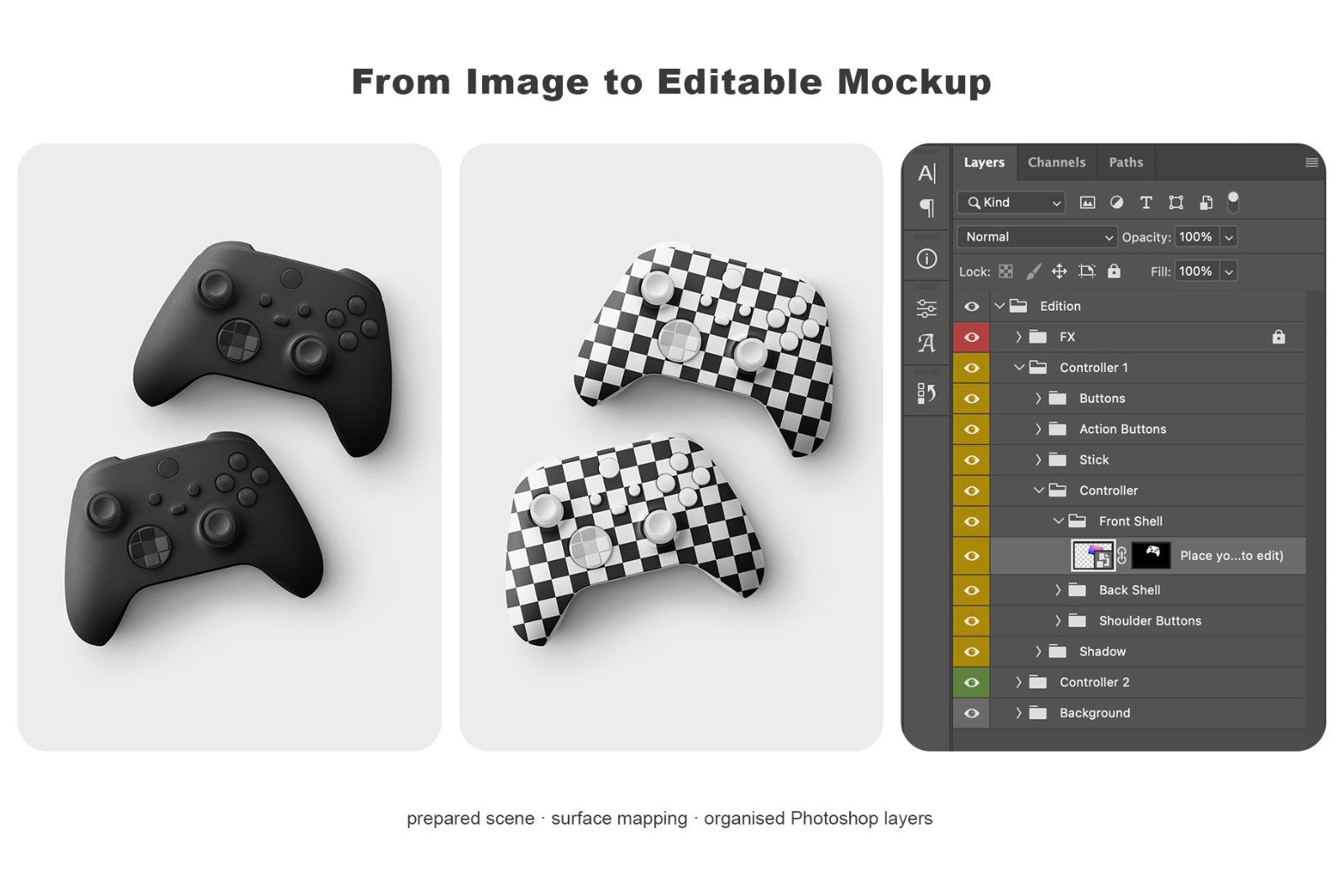 Xbox Controller Mockup Set — image 3