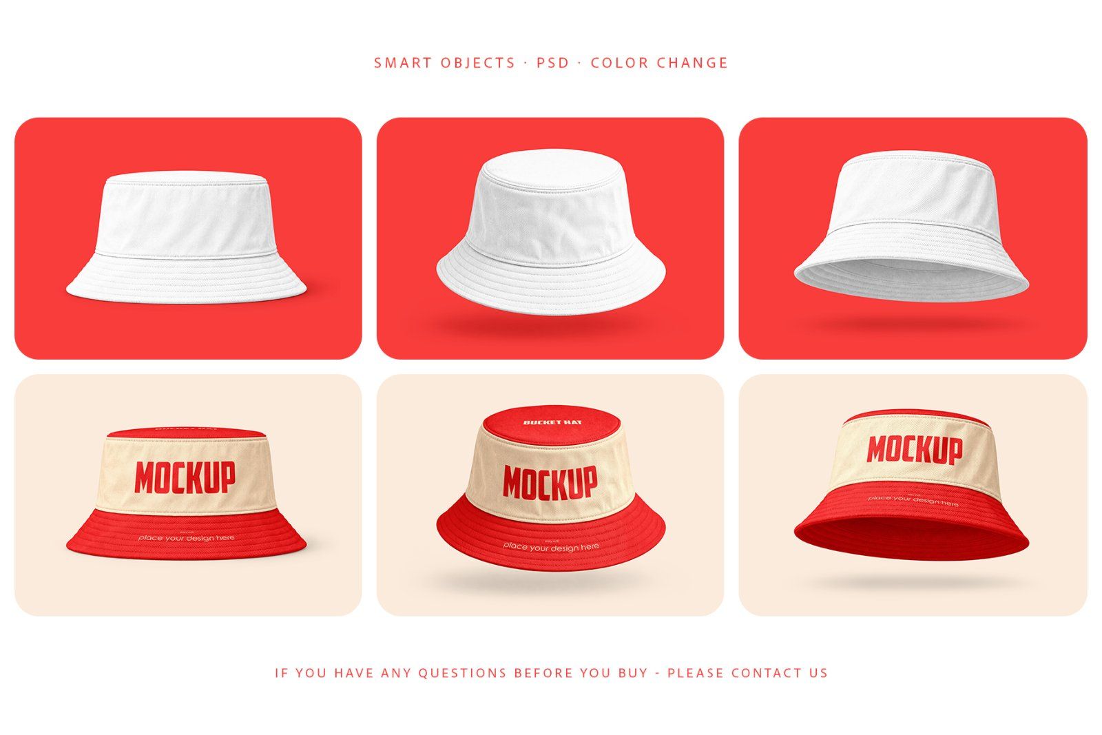 Bucket Hat Mockup Set — image 4