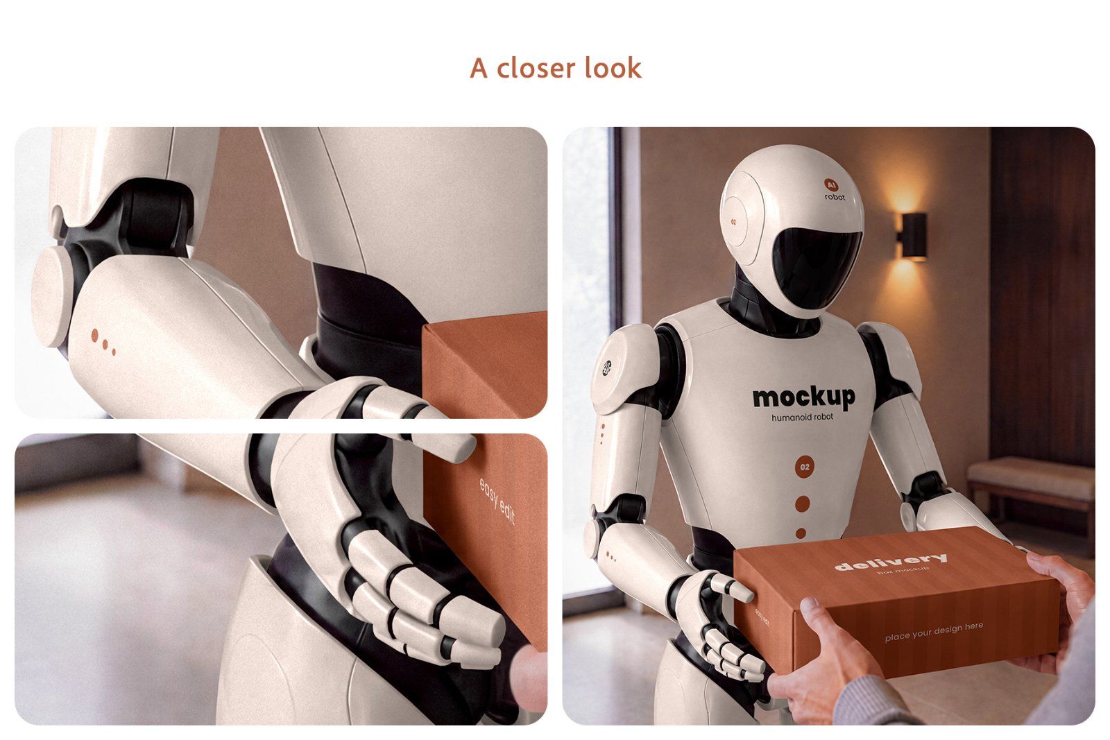 AI Humanoid Robot Branding Mockup Set — image 4