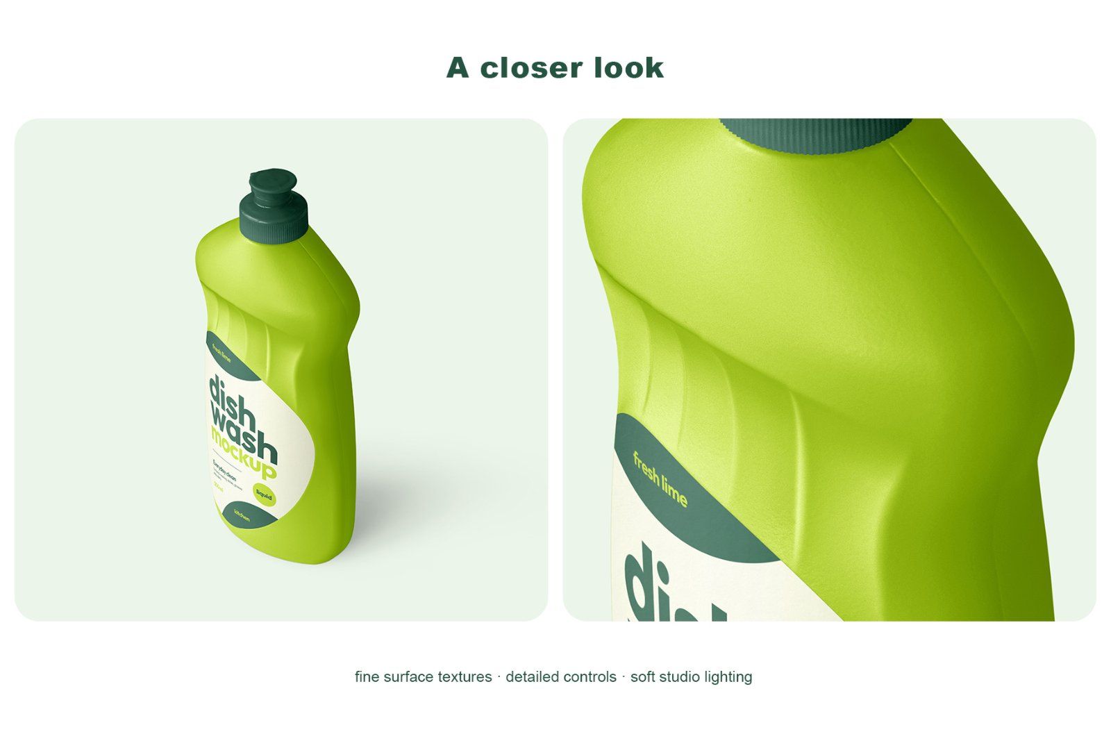 Dishwashing Liquid Bottle Mockup Set — image 4