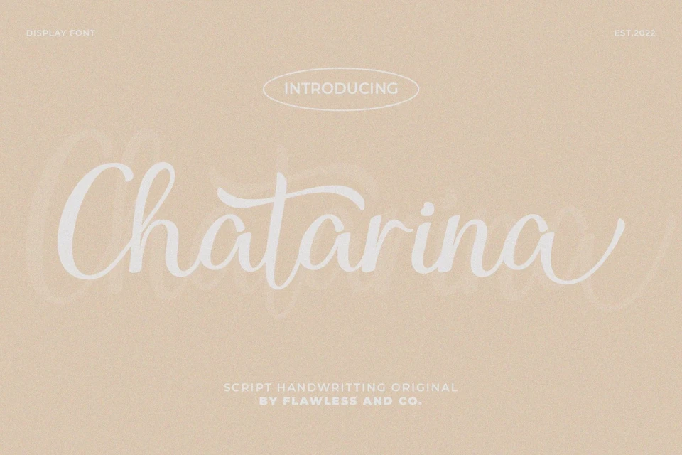 Chatarina - Script Handwiting Font