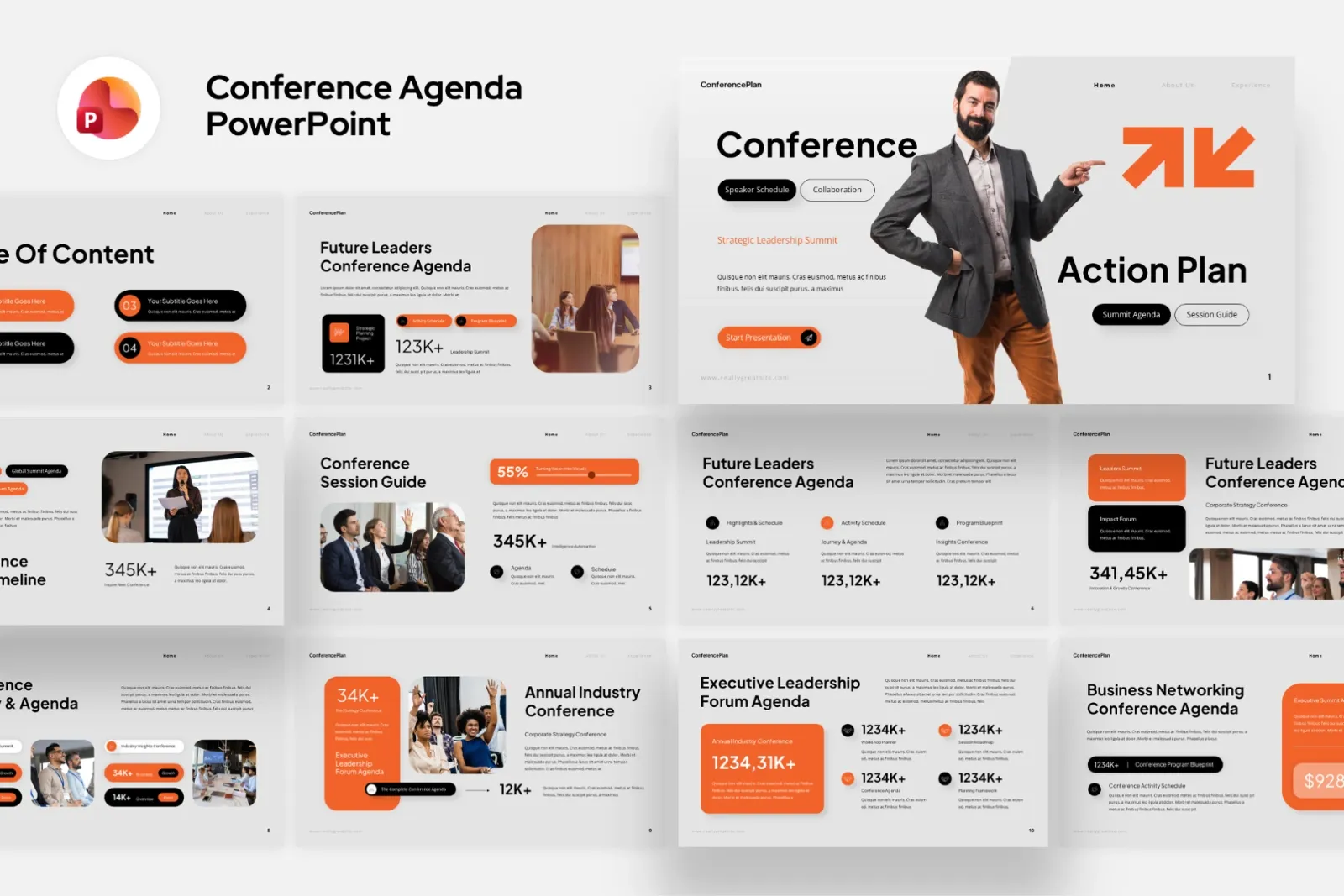 Conference Agenda Presentation — image 1