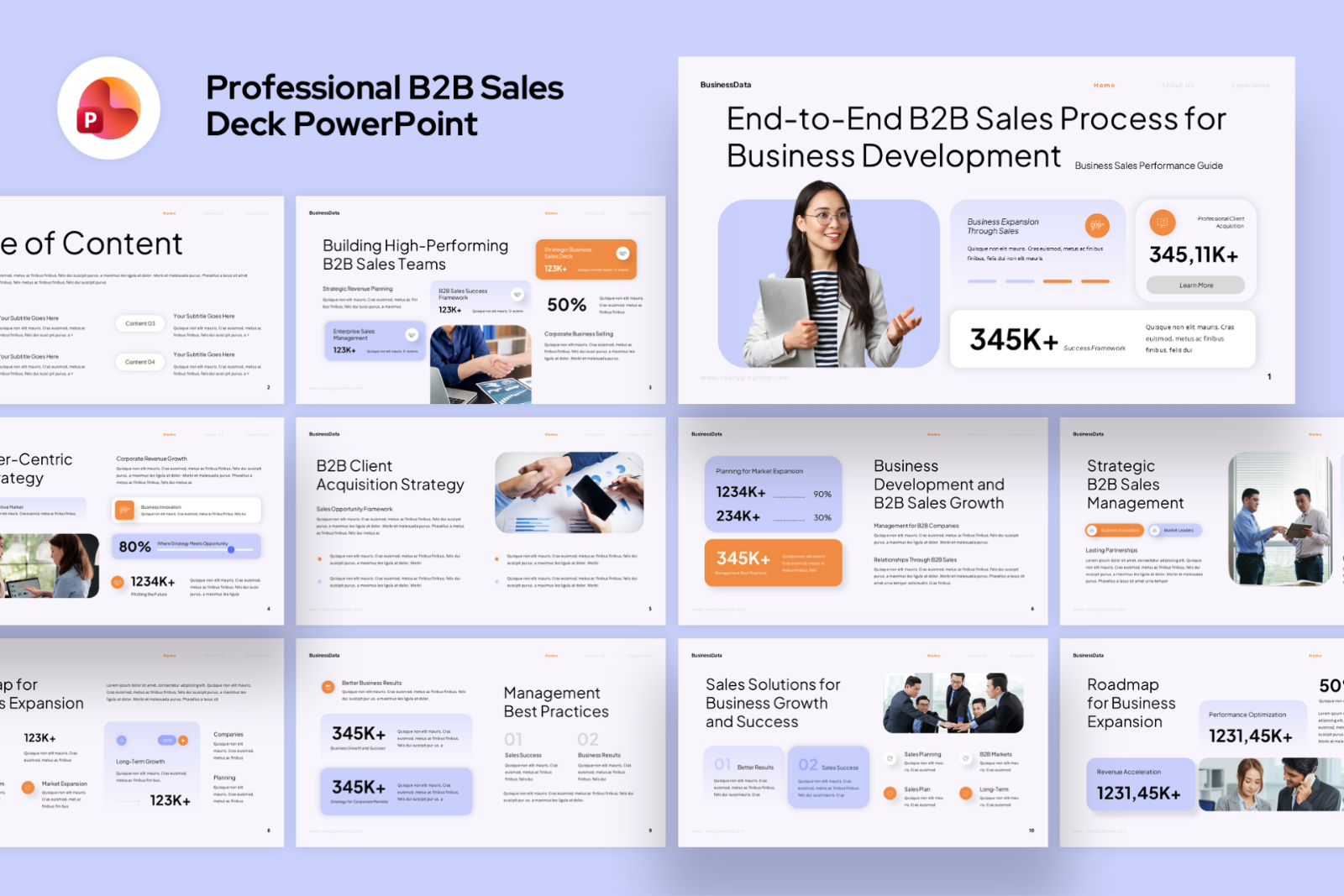 Professional B2B Sales Deck Presentation — image 1