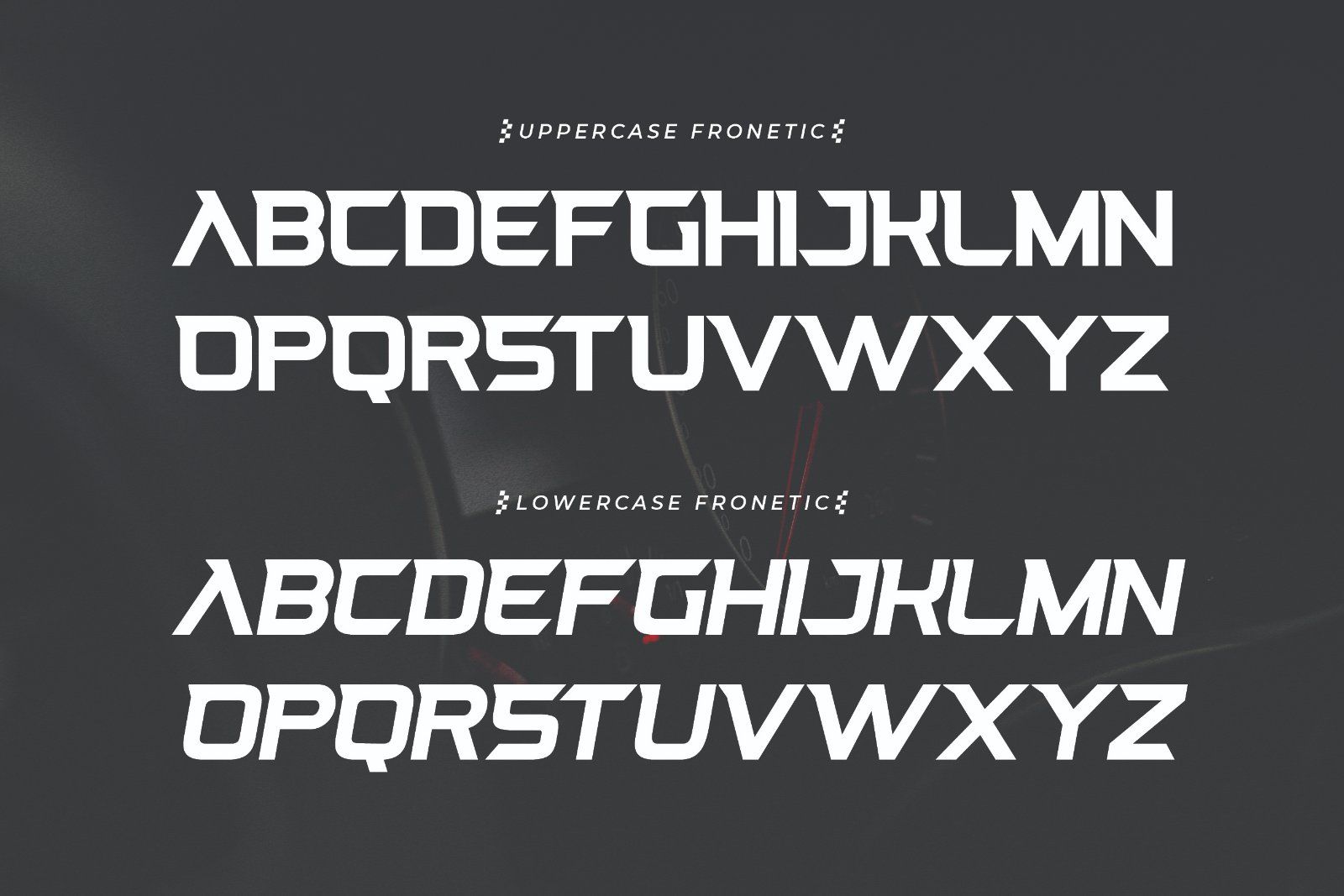 Fronetic - Modern Sports Font — image 7