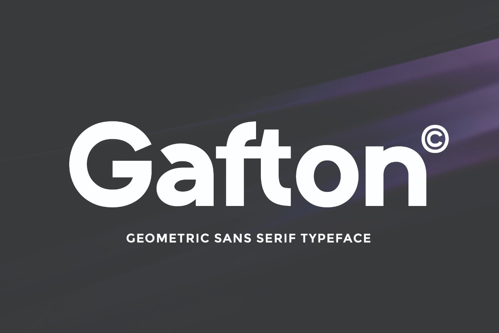 Gafton - Bold Sans Serif Font — image 1