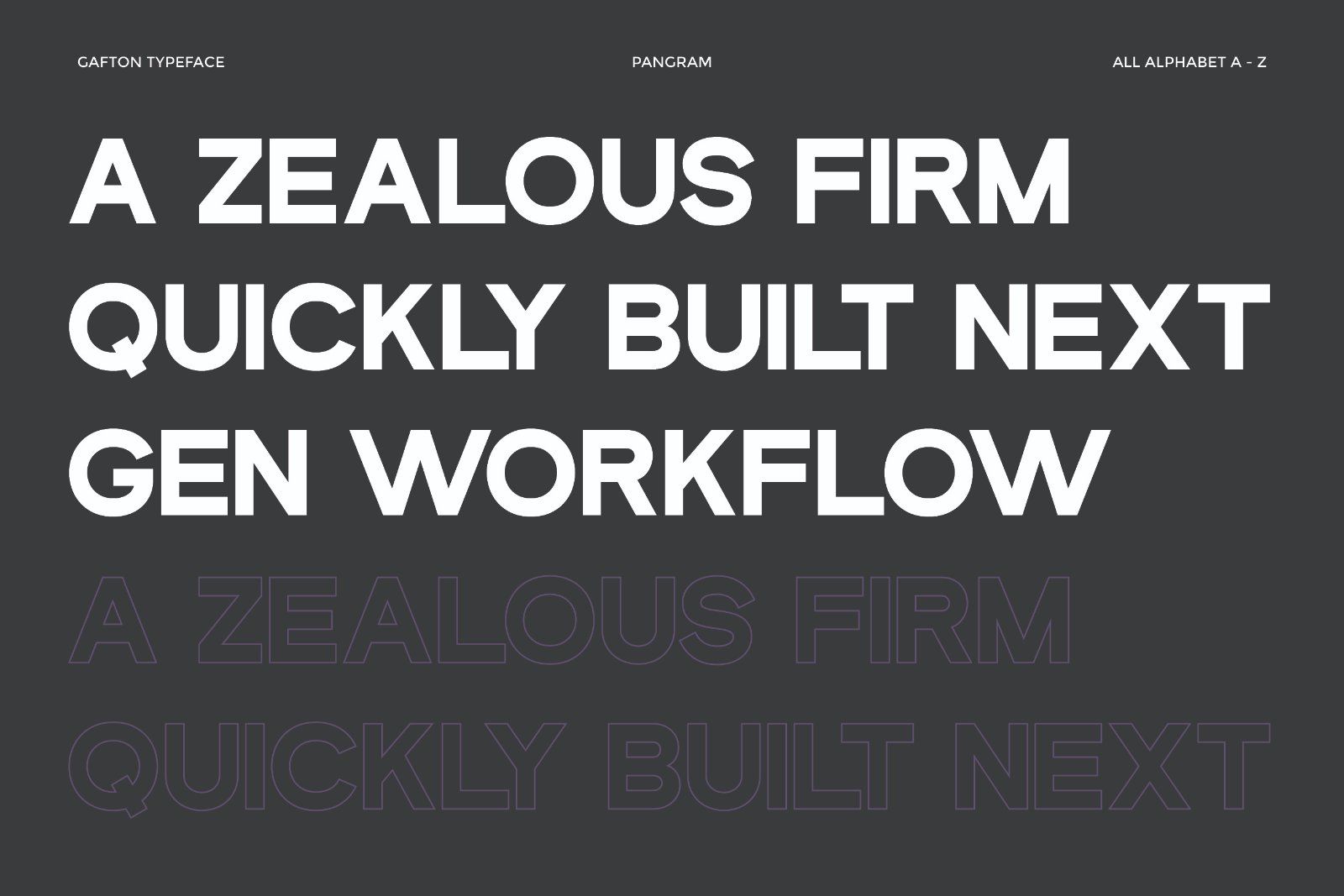 Gafton - Bold Sans Serif Font — image 5