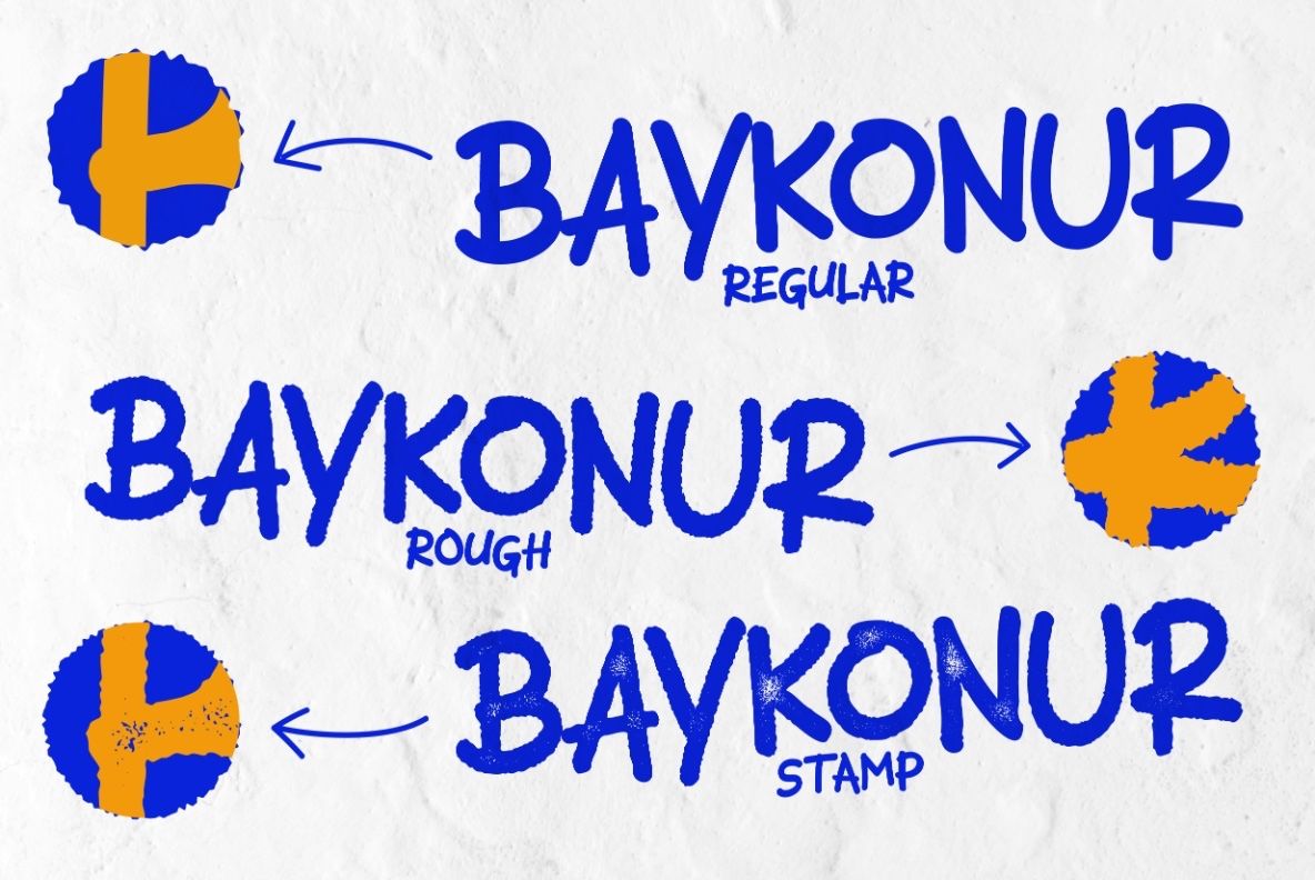 VT Baykonur – Markers Font — image 7