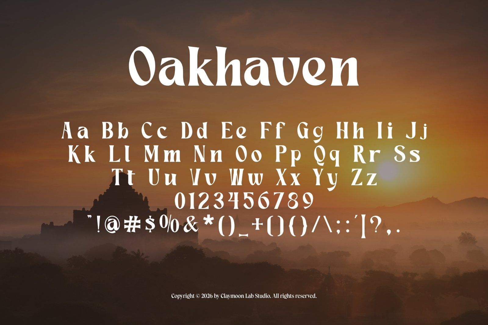 Oakhaven — Bold Retro Luxury Serif — image 2