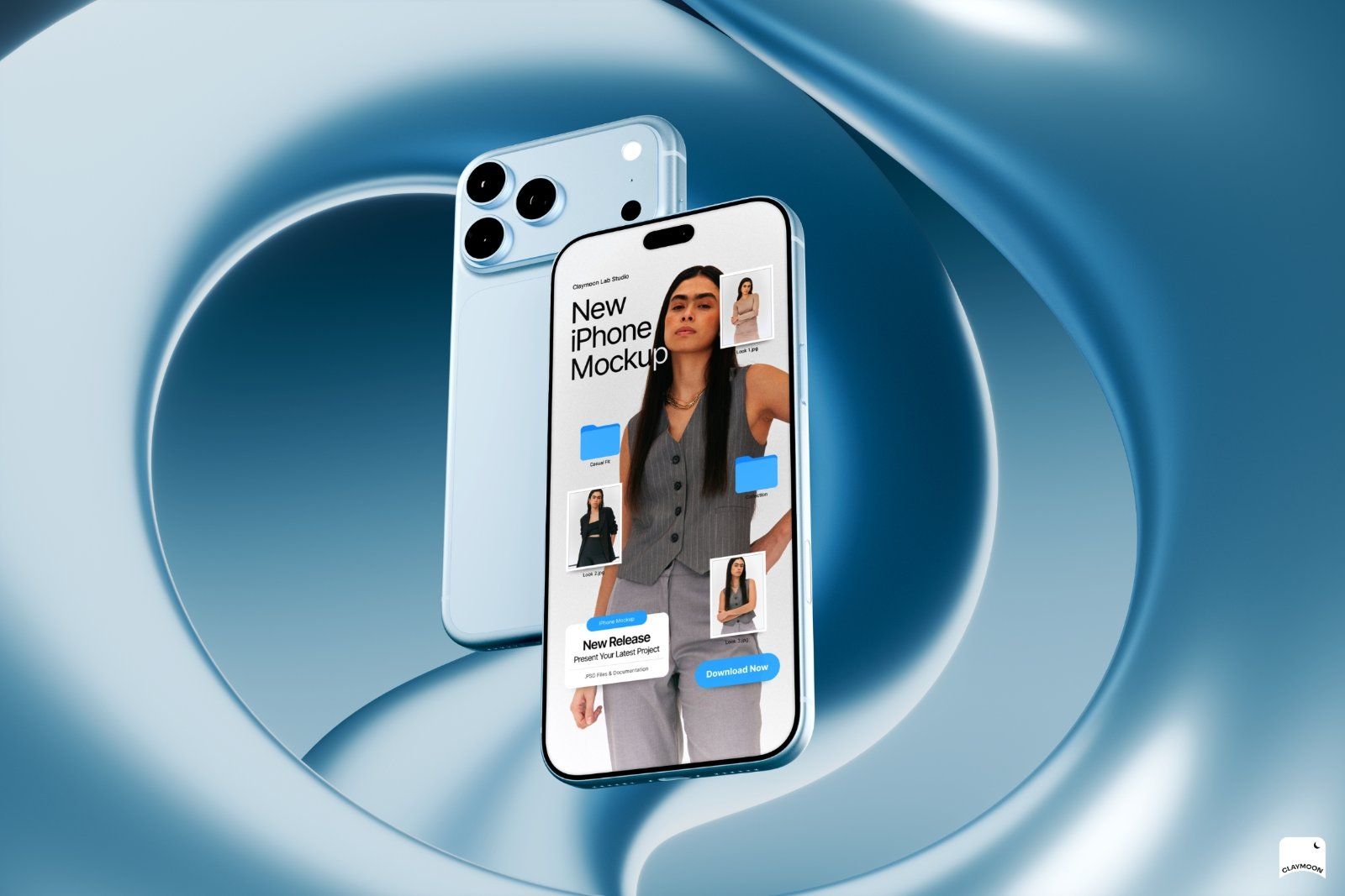 iPhone 18 Pro Mockup Glacier — image 2
