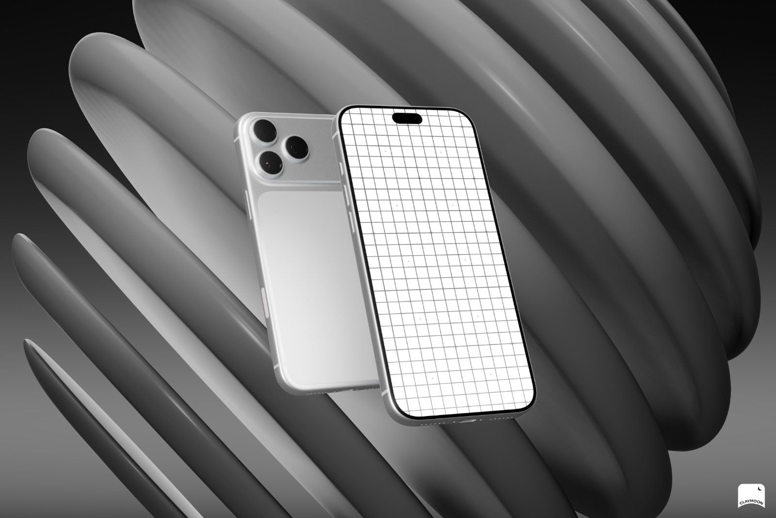 iPhone 18 Pro Mockup Silver — image 3