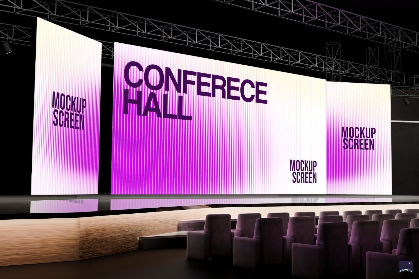 Conference Hall Stage Mockup — image 3
