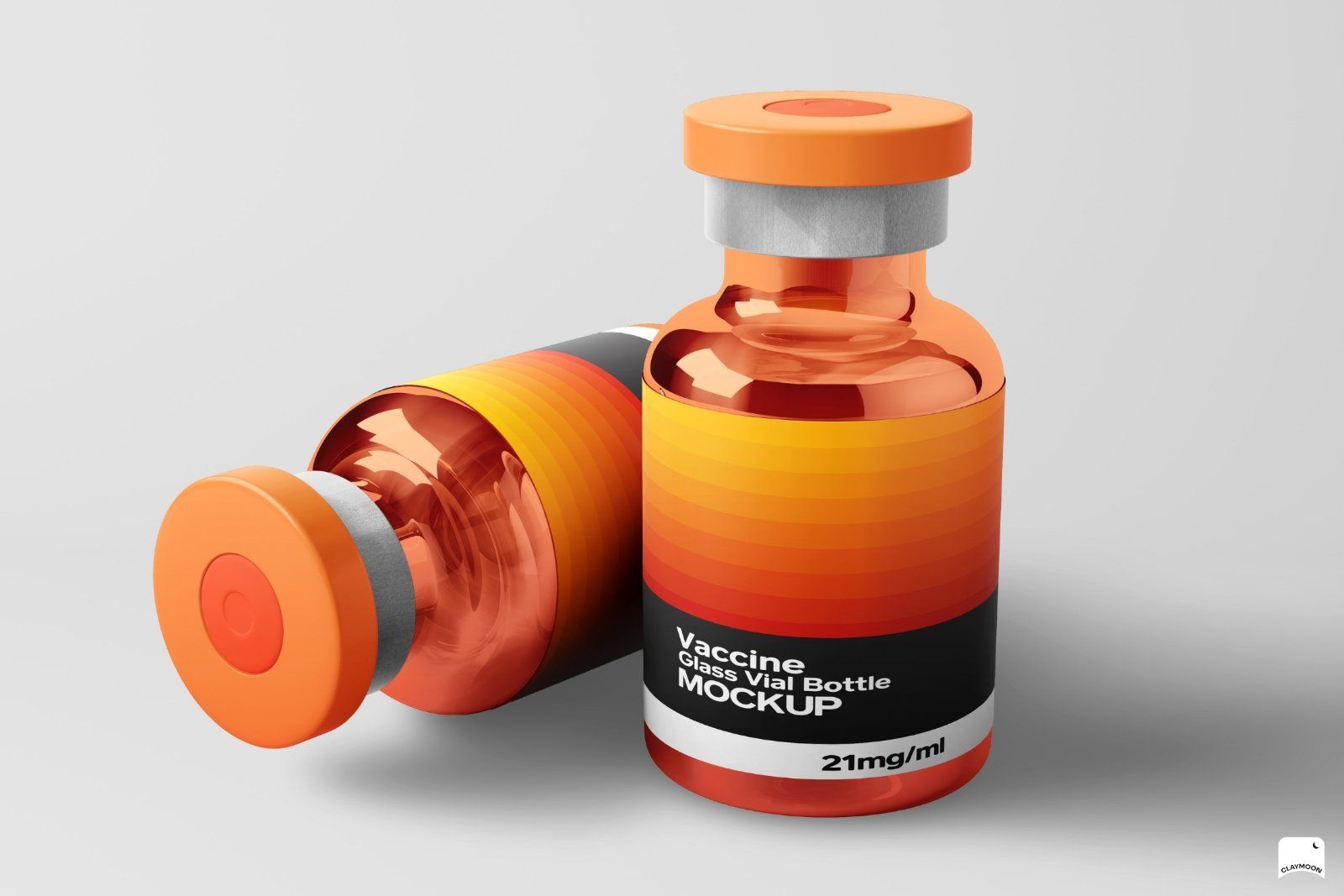 Vaccine Vial Bottle Mockup — image 3