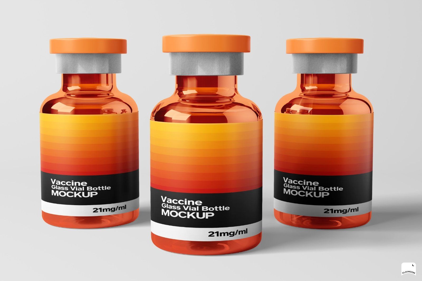 Vaccine Vial Bottle Mockup — image 4
