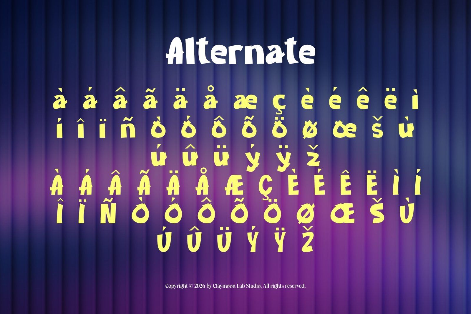 Bramble Bold — Playful Chunky Display Font — image 4