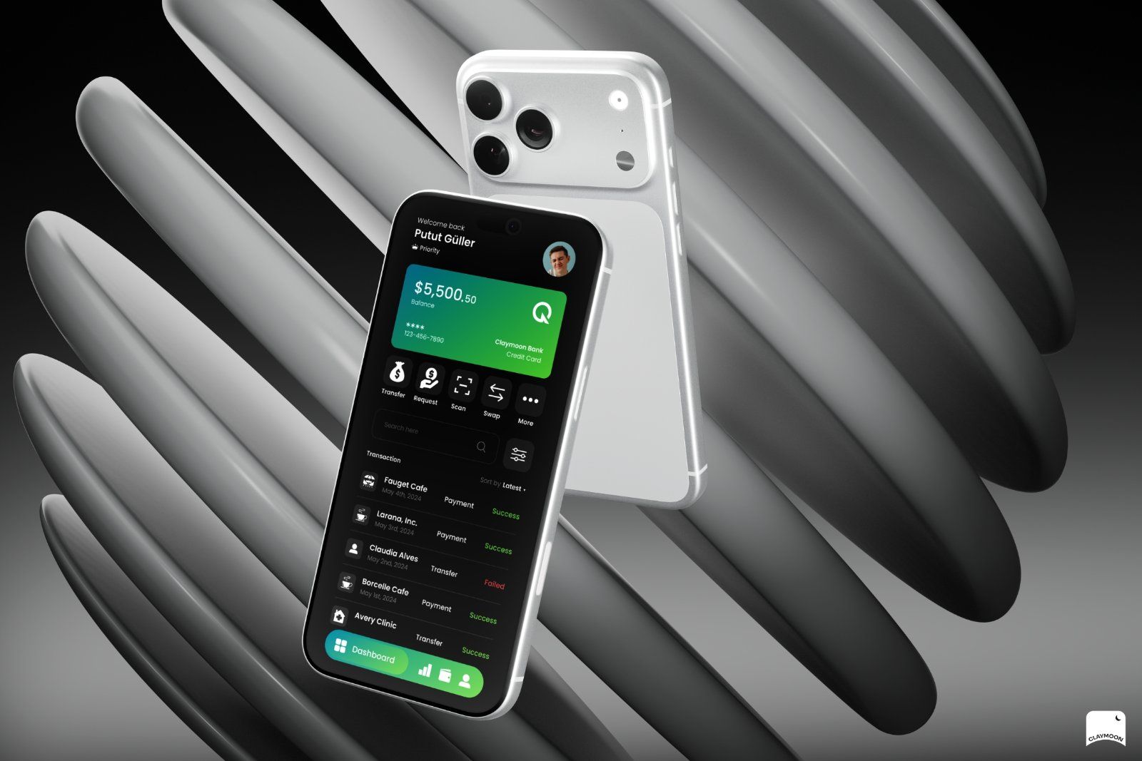iPhone 18 Pro Mockup Silver — image 4