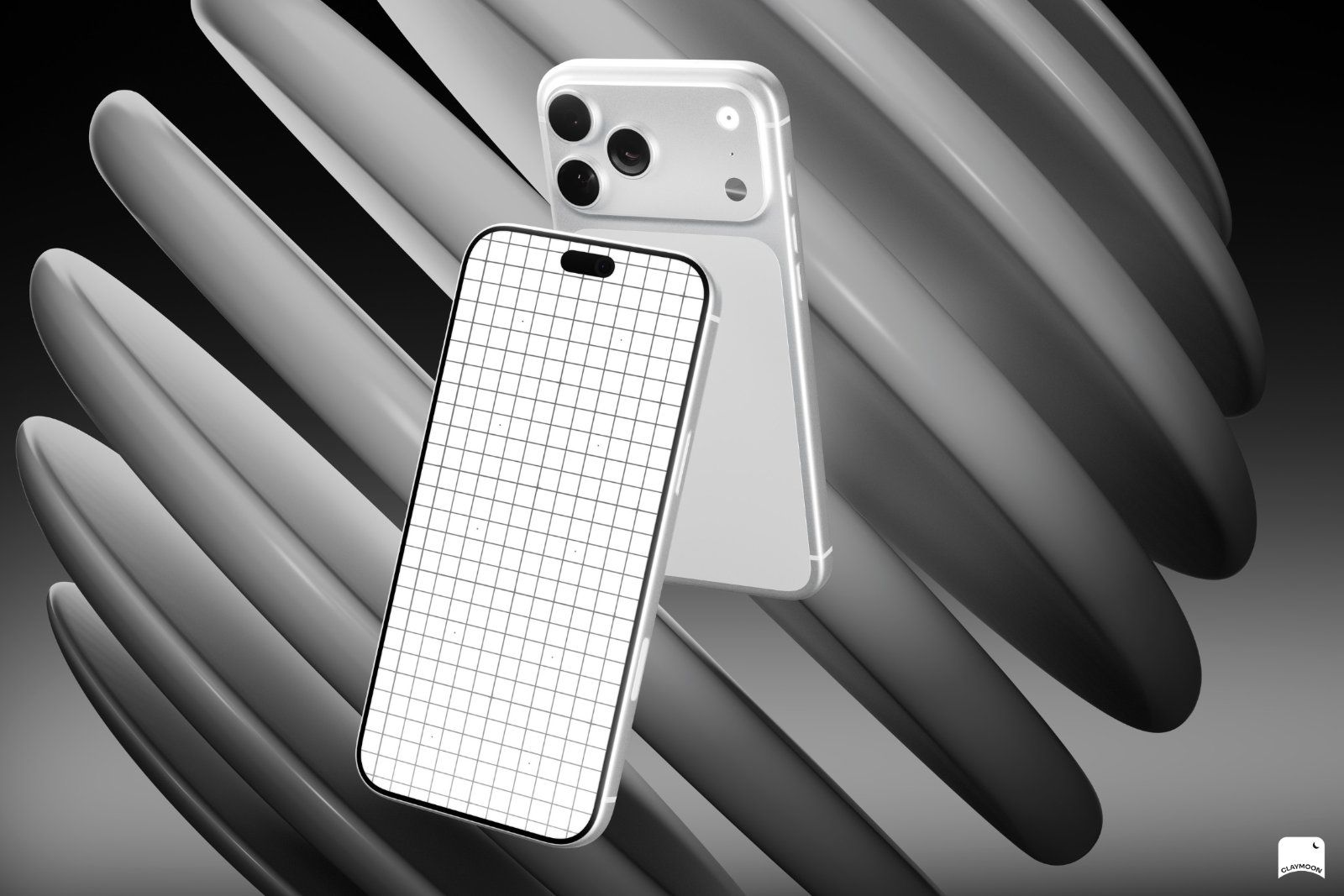 iPhone 18 Pro Mockup Silver — image 5