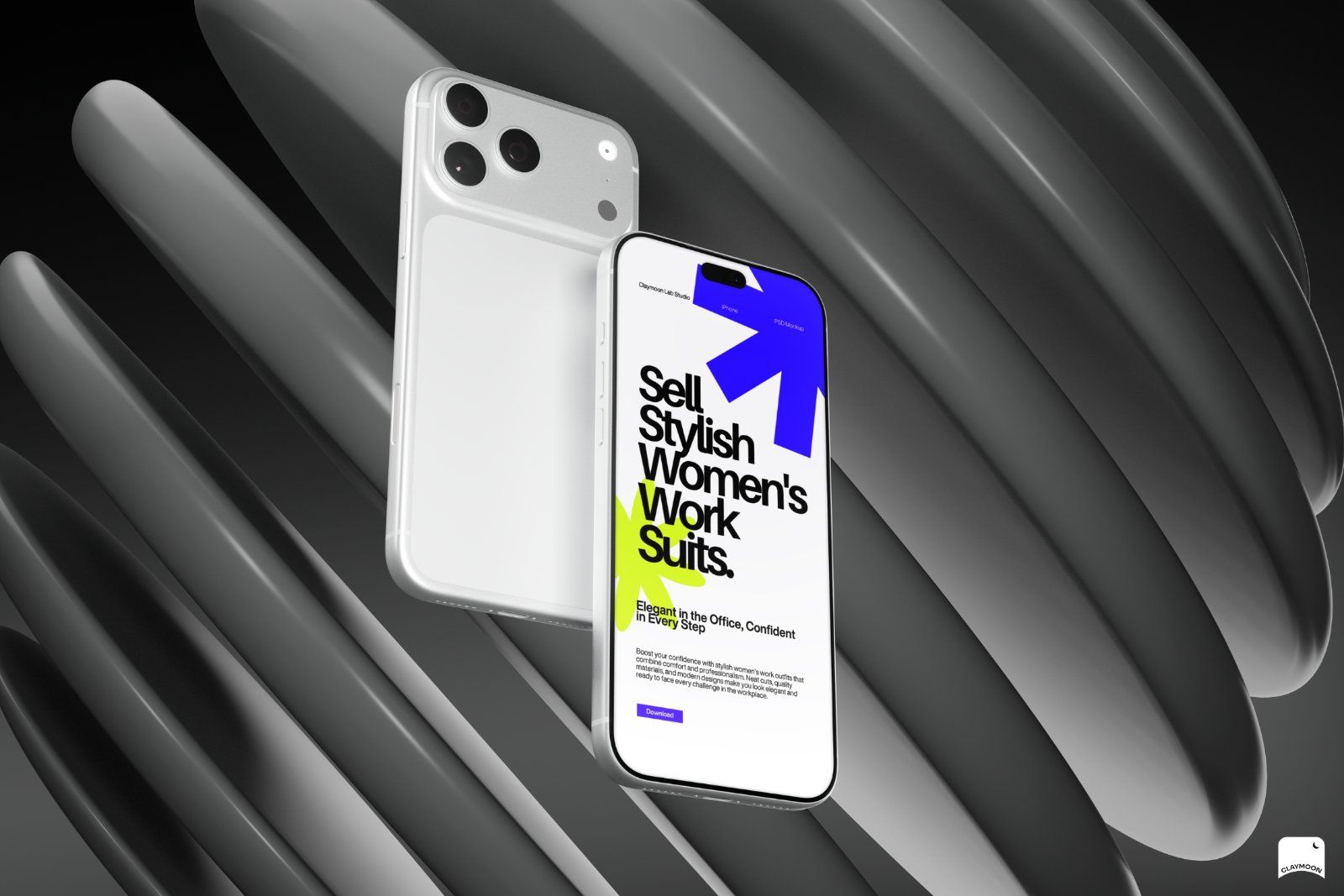 iPhone 18 Pro Mockup Silver — image 6