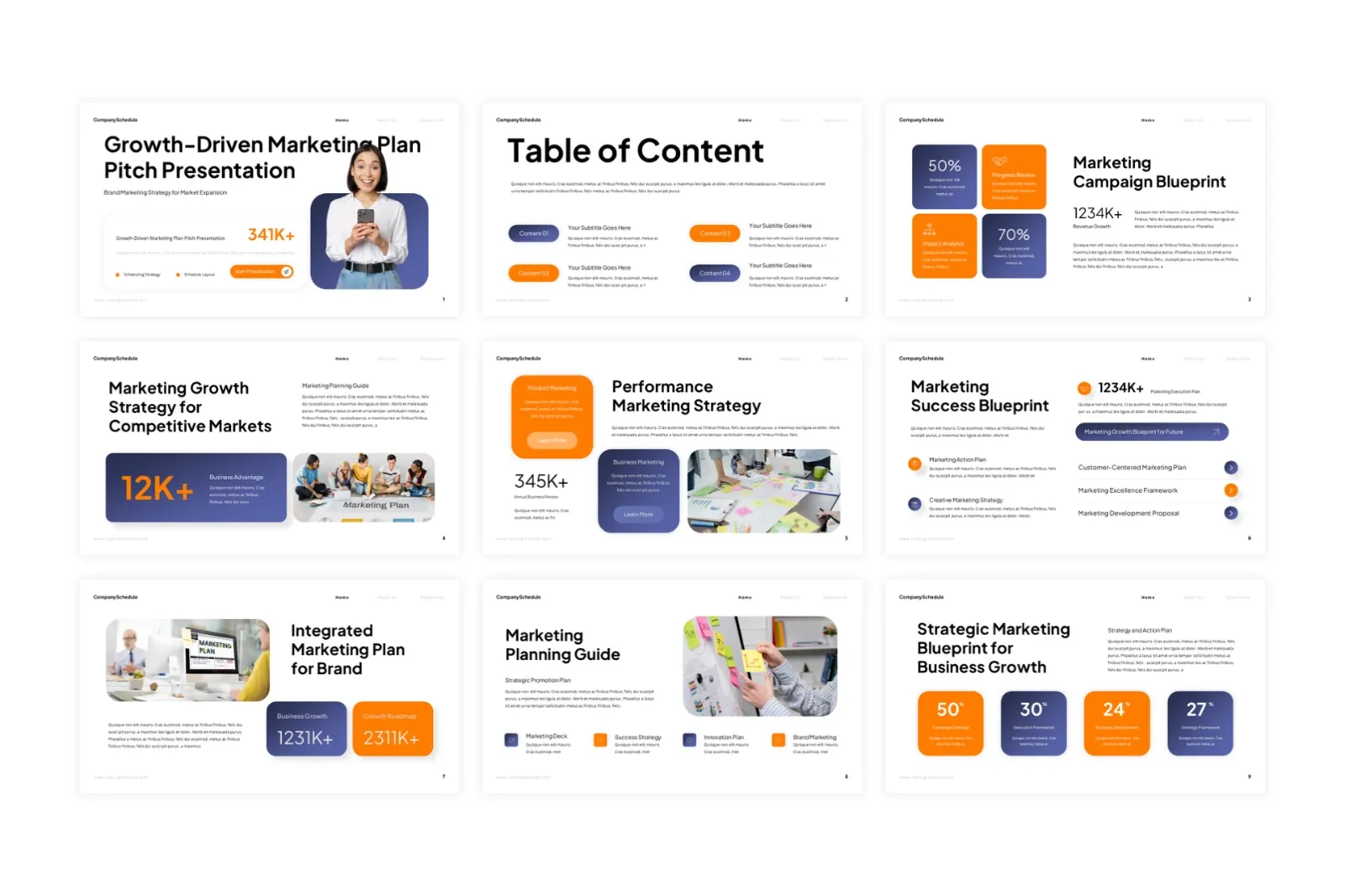 Marketing Plan Pitch Deck Presentation — image 2