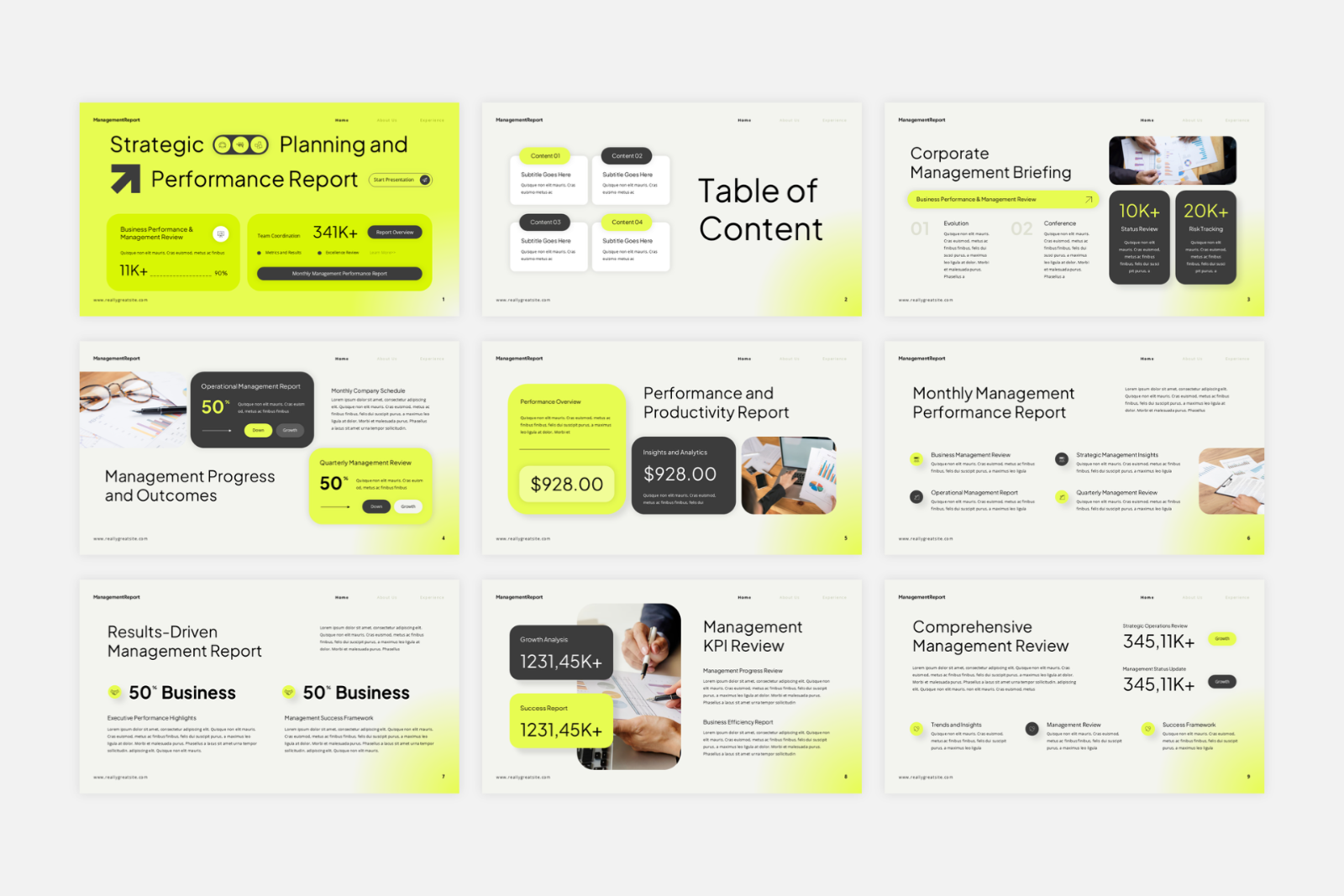 Management Report Pitch Presentation — image 2