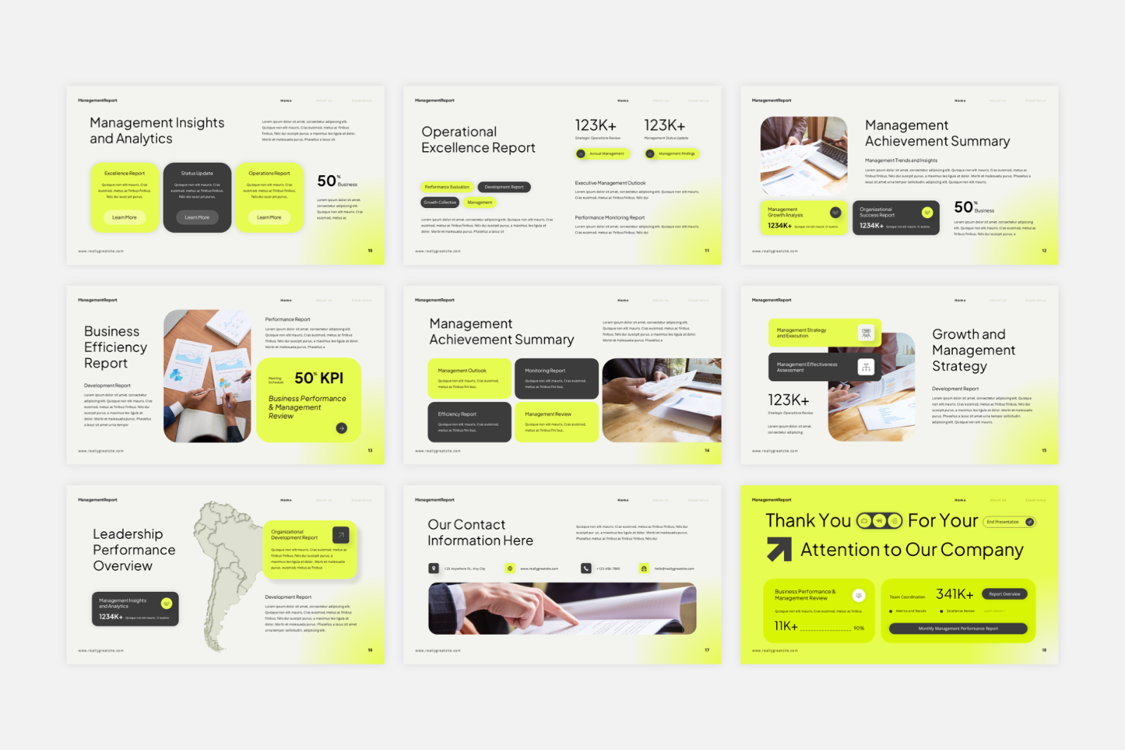 Management Report Pitch Presentation — image 3