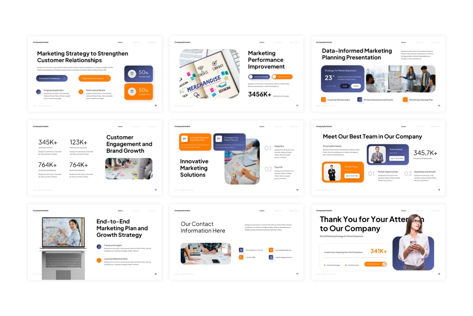 Marketing Plan Pitch Deck Presentation — image 3