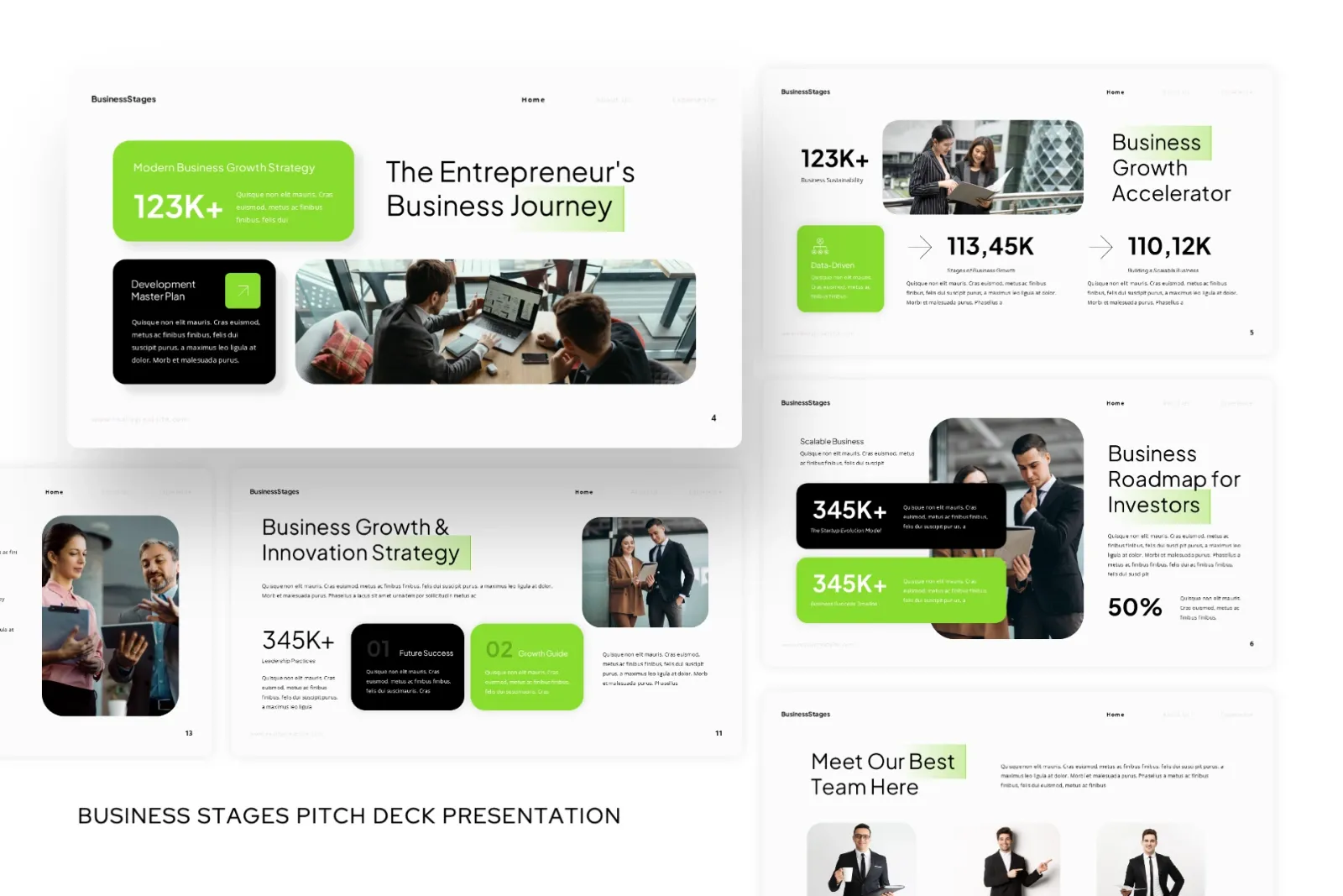 Business Stages Pitch Deck — image 4