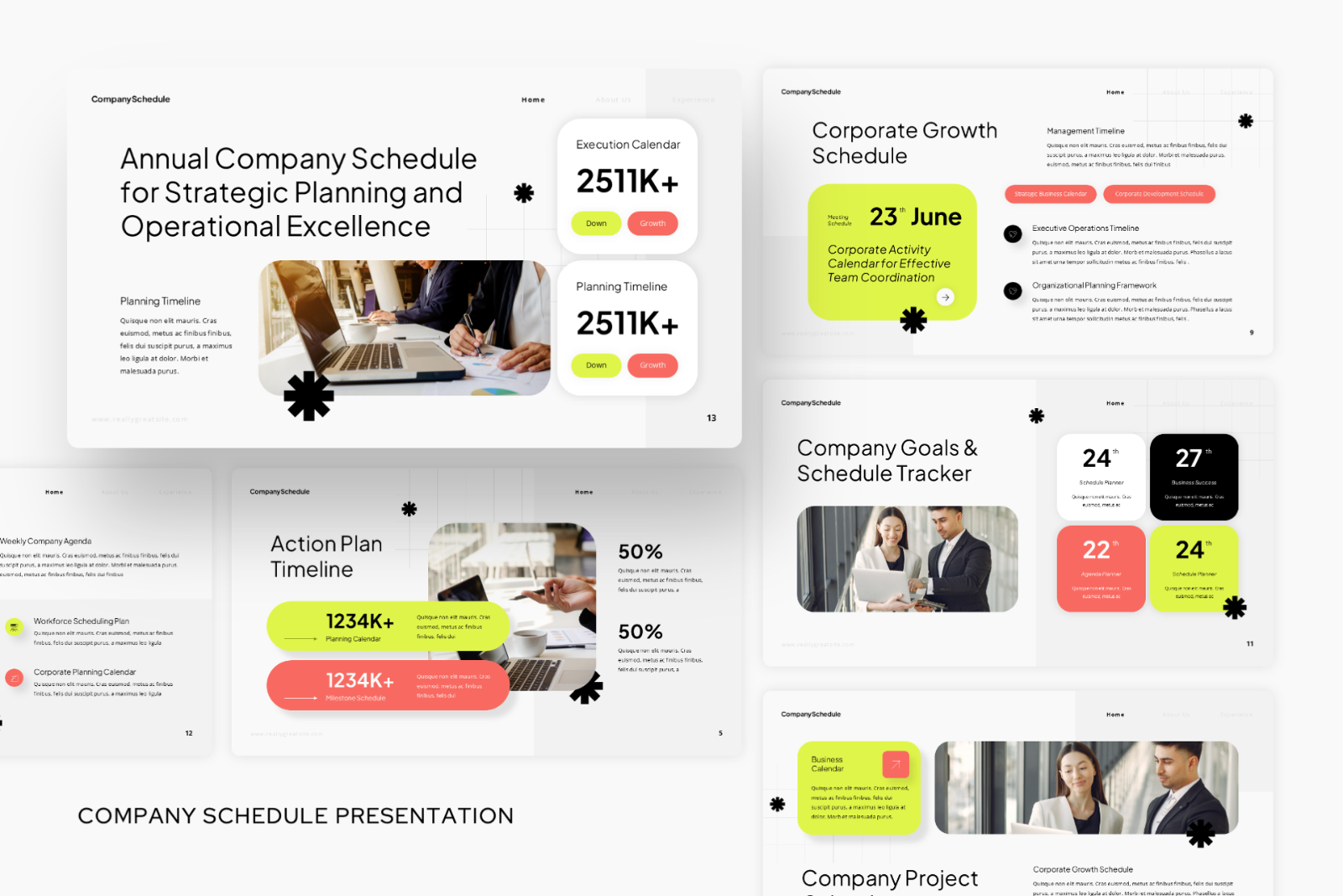 Company Schedule Presentation — image 4